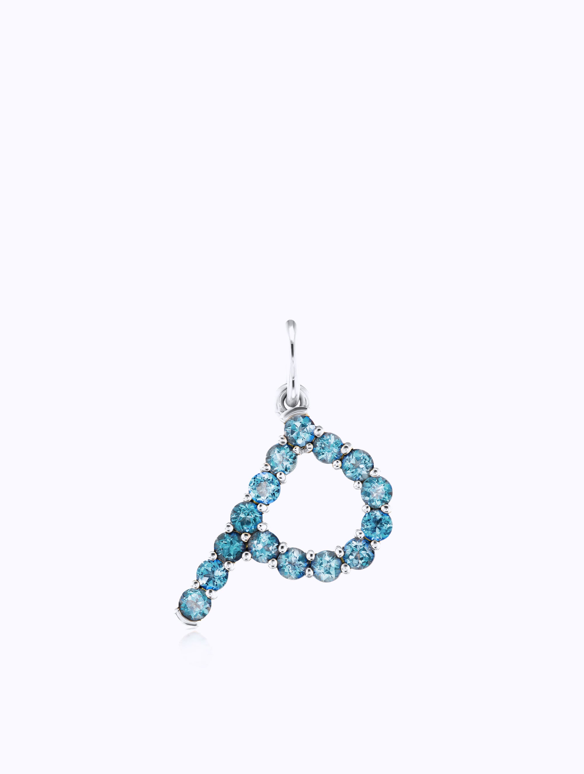 CONFETTI GEMSTONE LETTER PENDANT