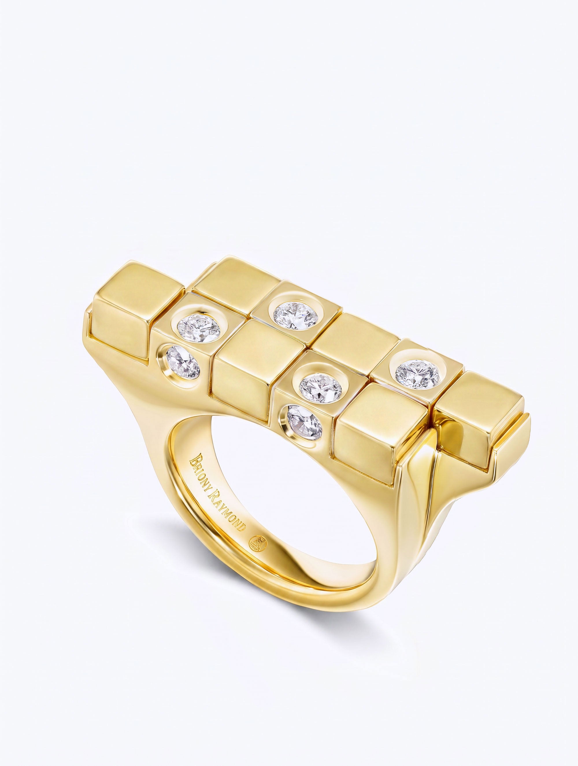 Carousel Gold & Diamond Cocktail Ring