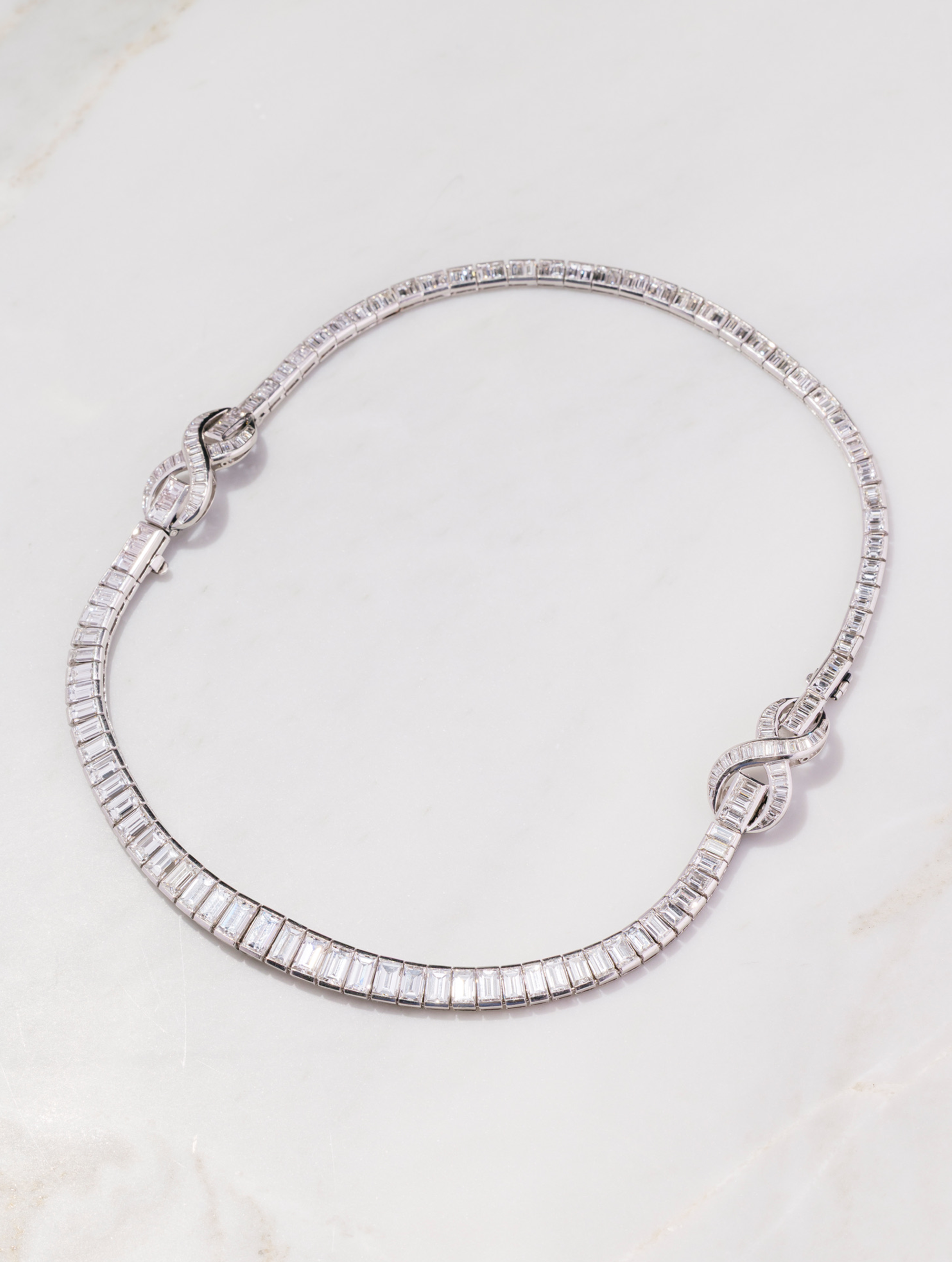 Diamond Transformable Necklace, Circa 1950s-1960s