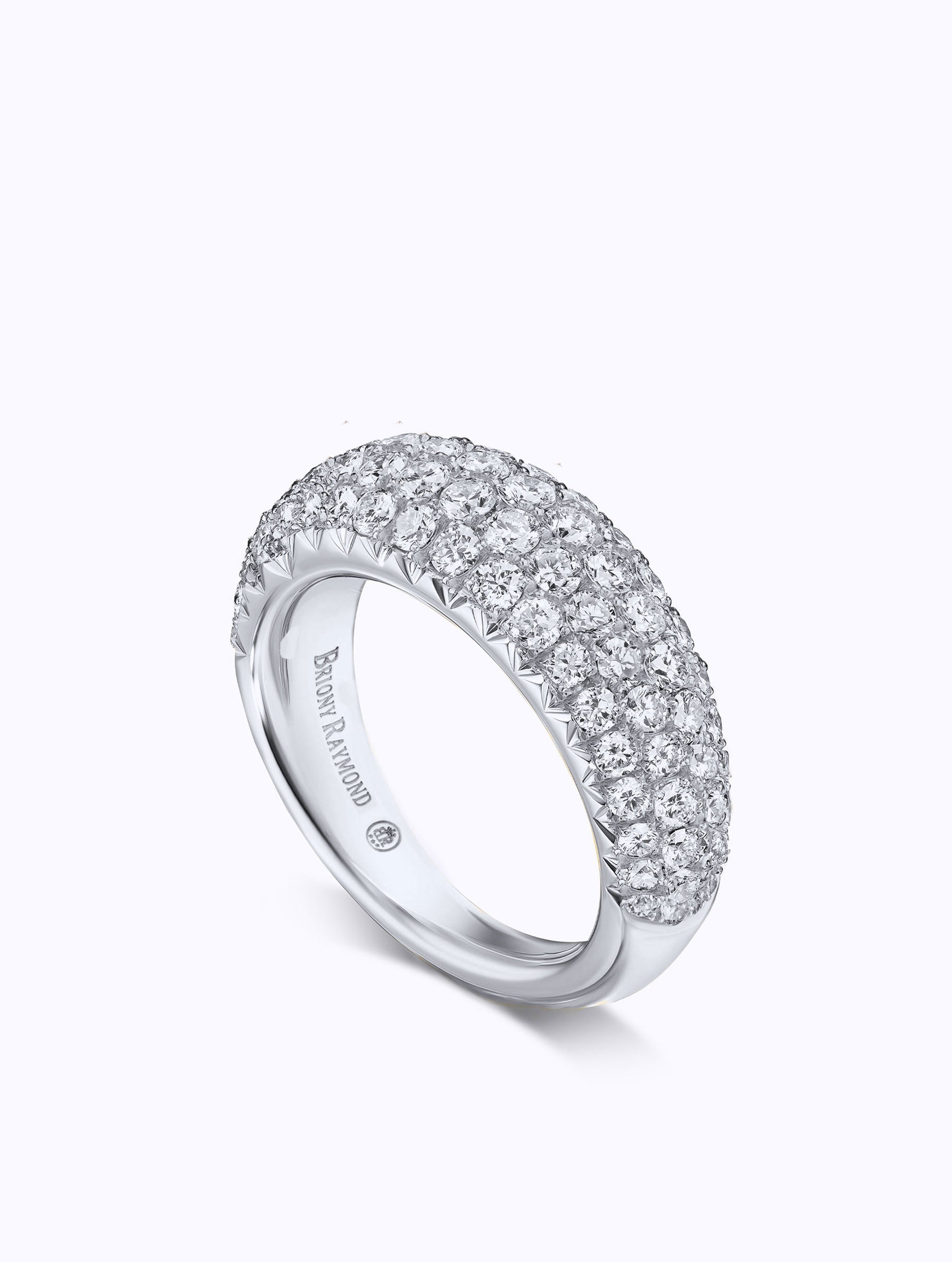 Étoile Diamond Bombé Ring