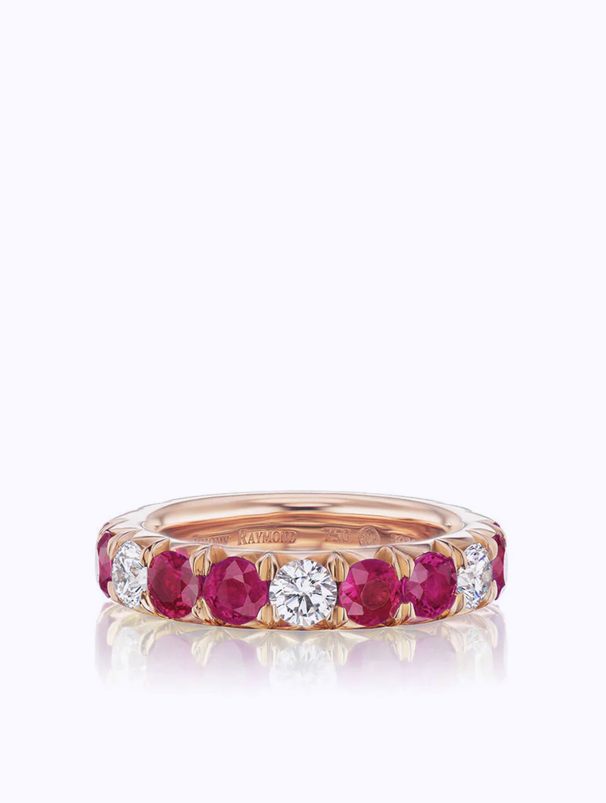 ÉTOILE RUBY & DIAMOND ETERNITY RING