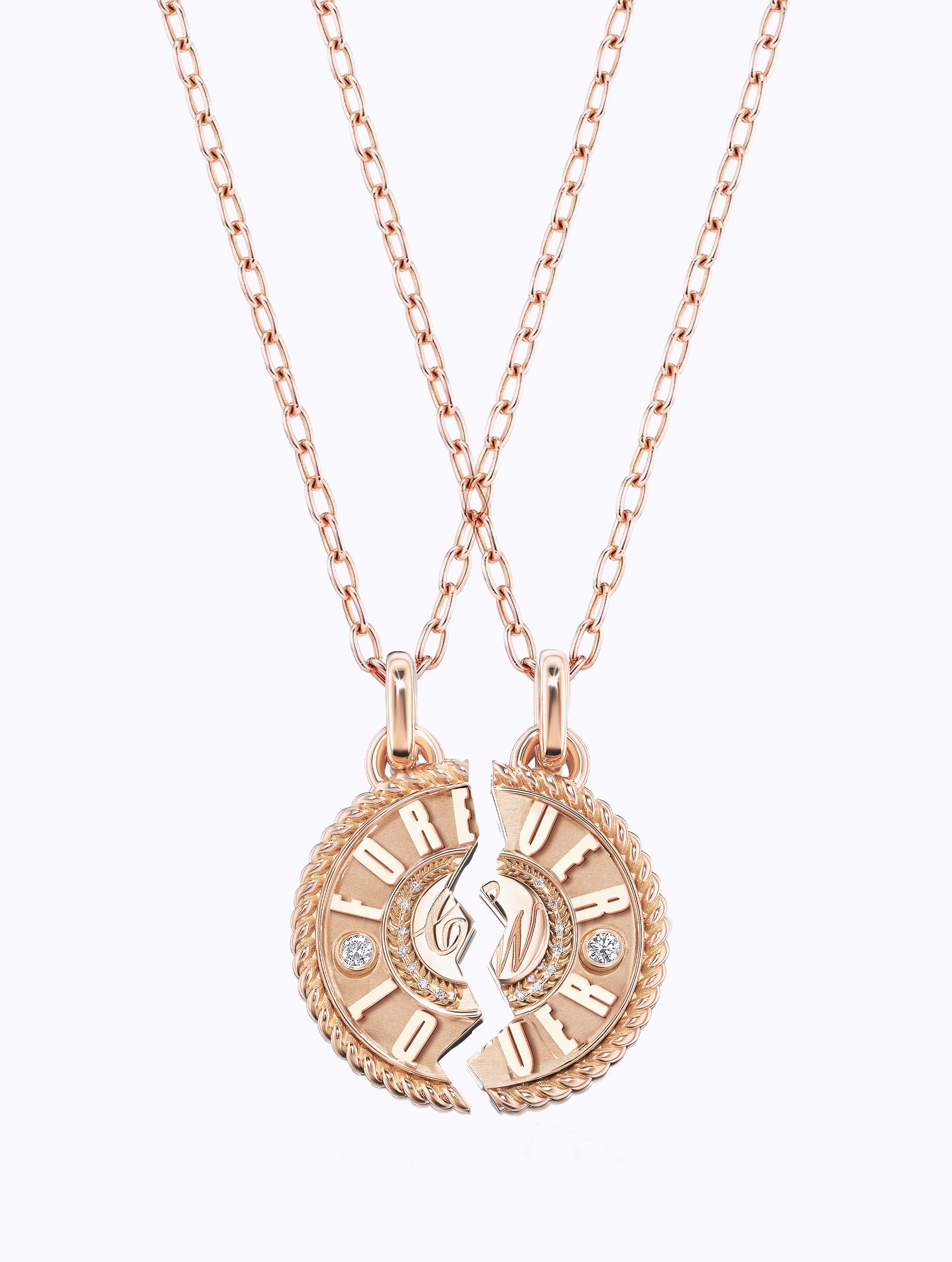 'FOREVER LOVER' DUET MEDALLION SET