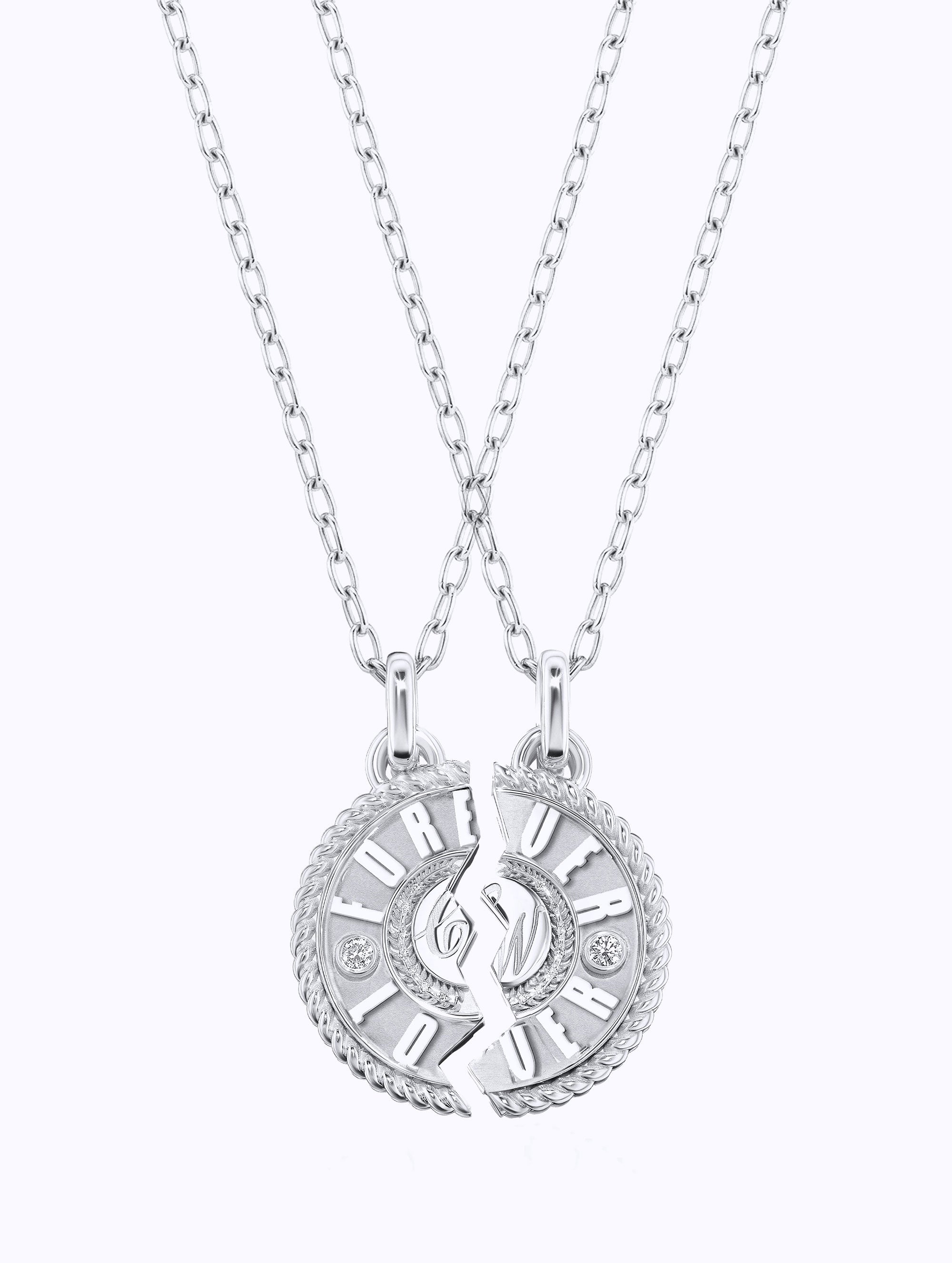 'FOREVER LOVER' DUET MEDALLION SET