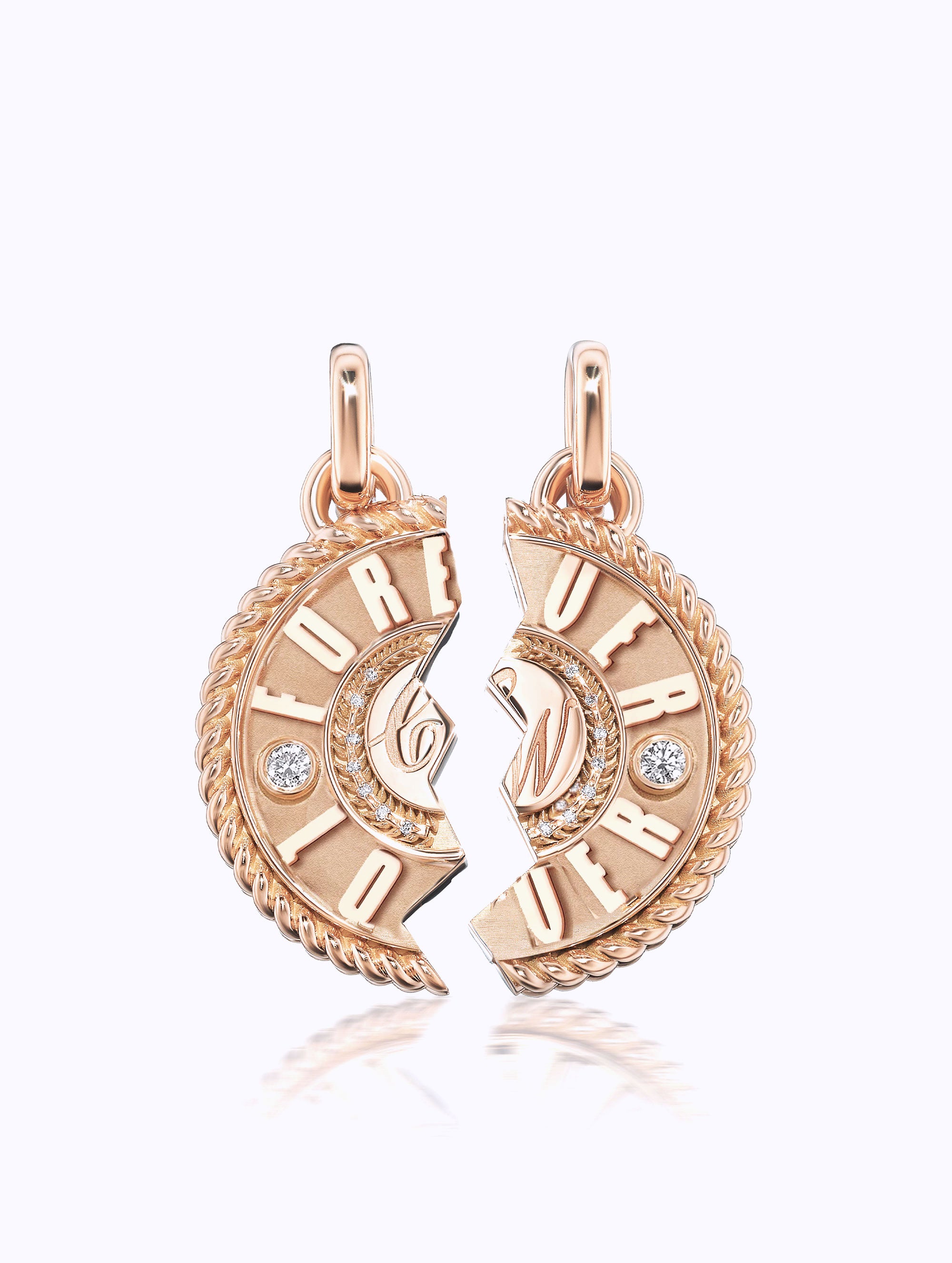 'FOREVER LOVER' DUET MEDALLION SET