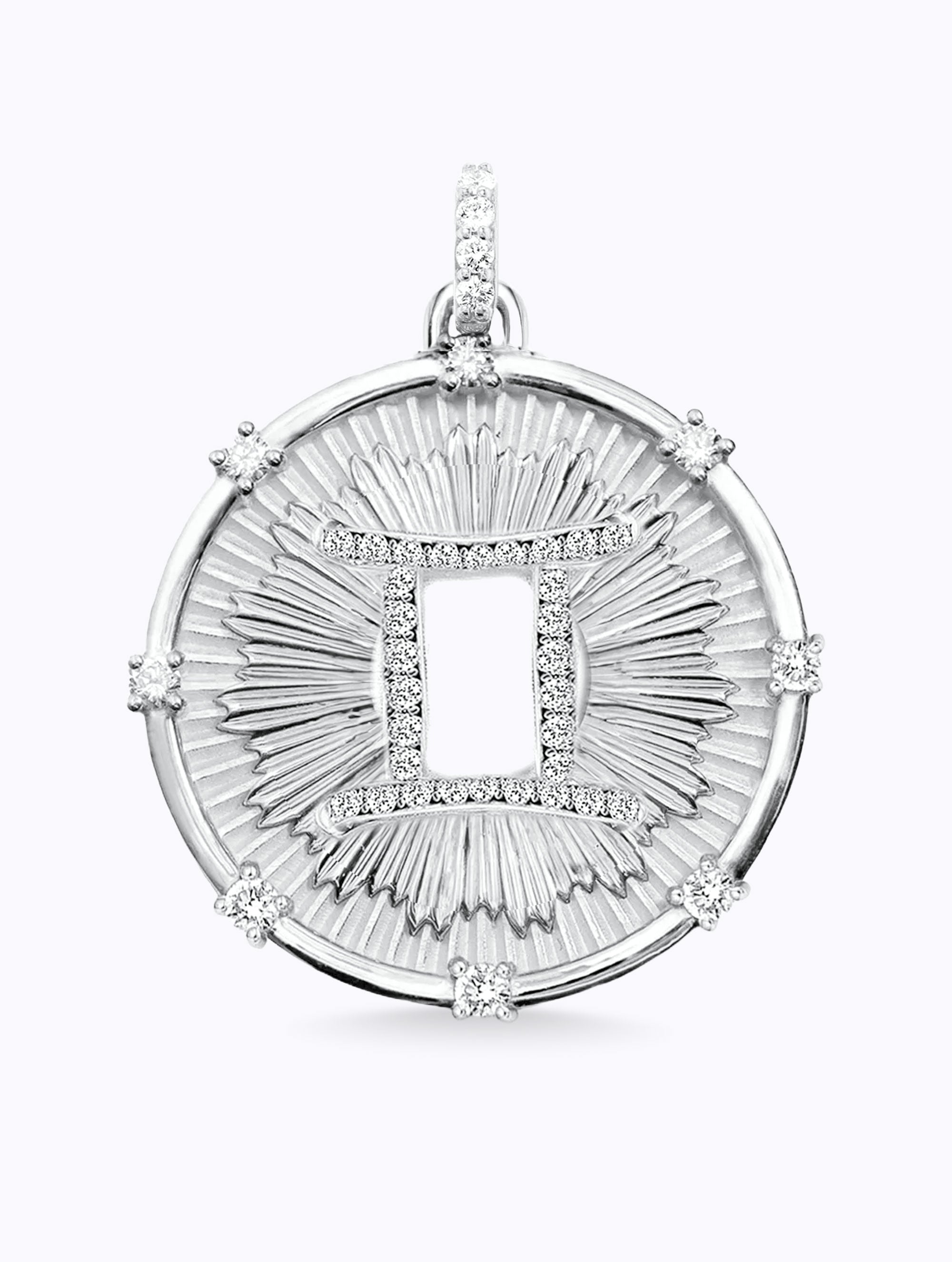 Aurora Diamond Zodiac Medallion