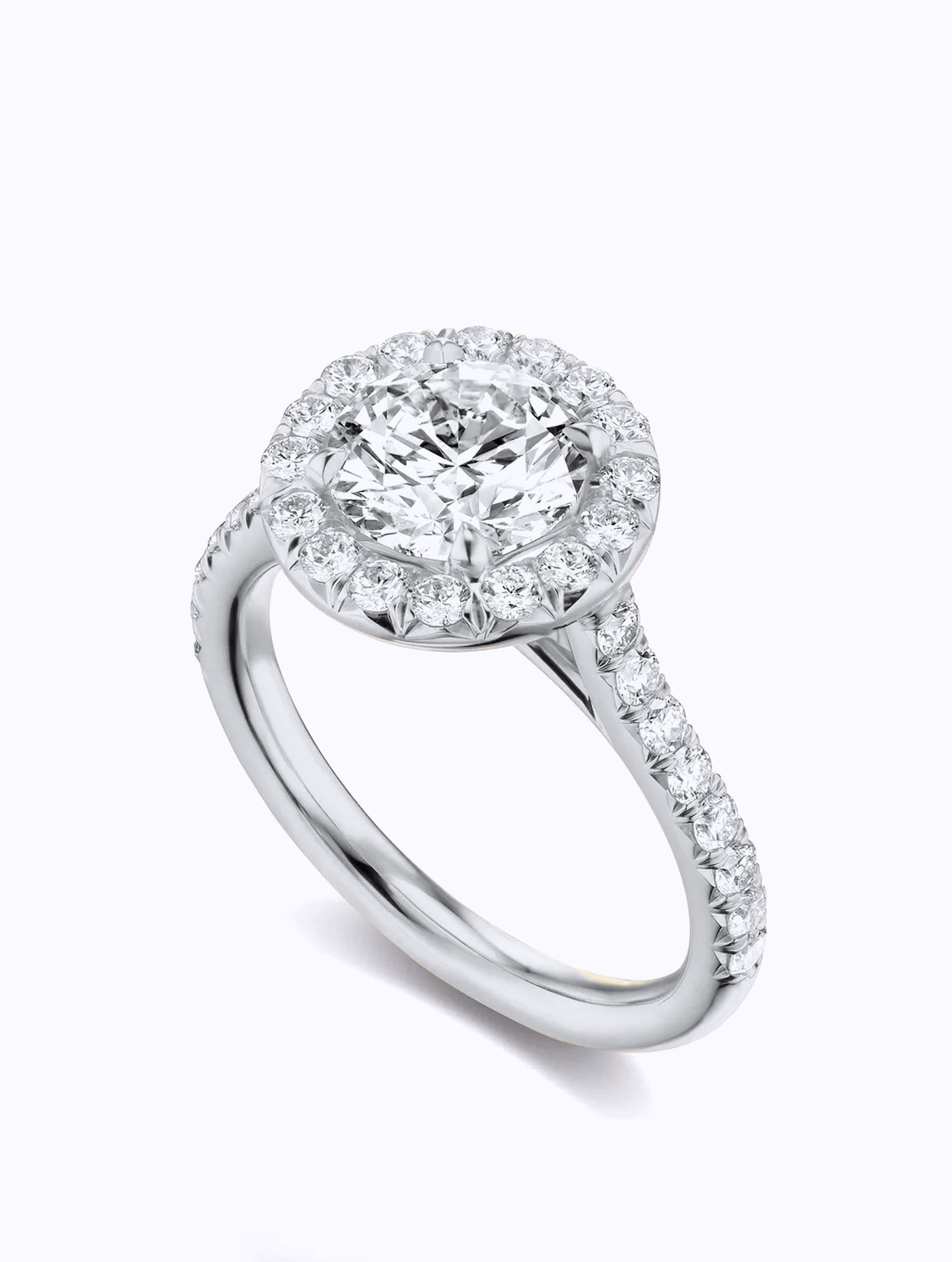 HALO DIAMOND ENGAGEMENT RING