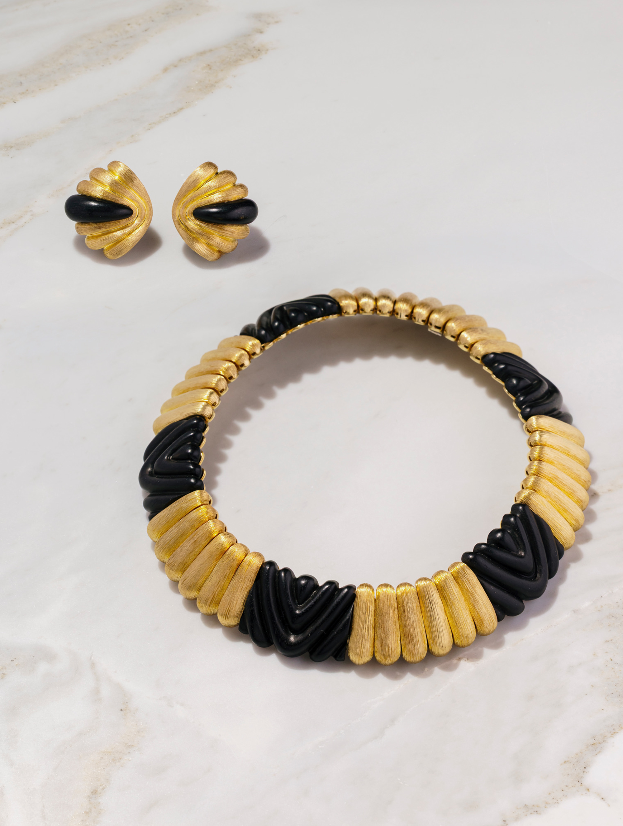 Henry Dunay Carved Ebony Suite, Circa 1970s