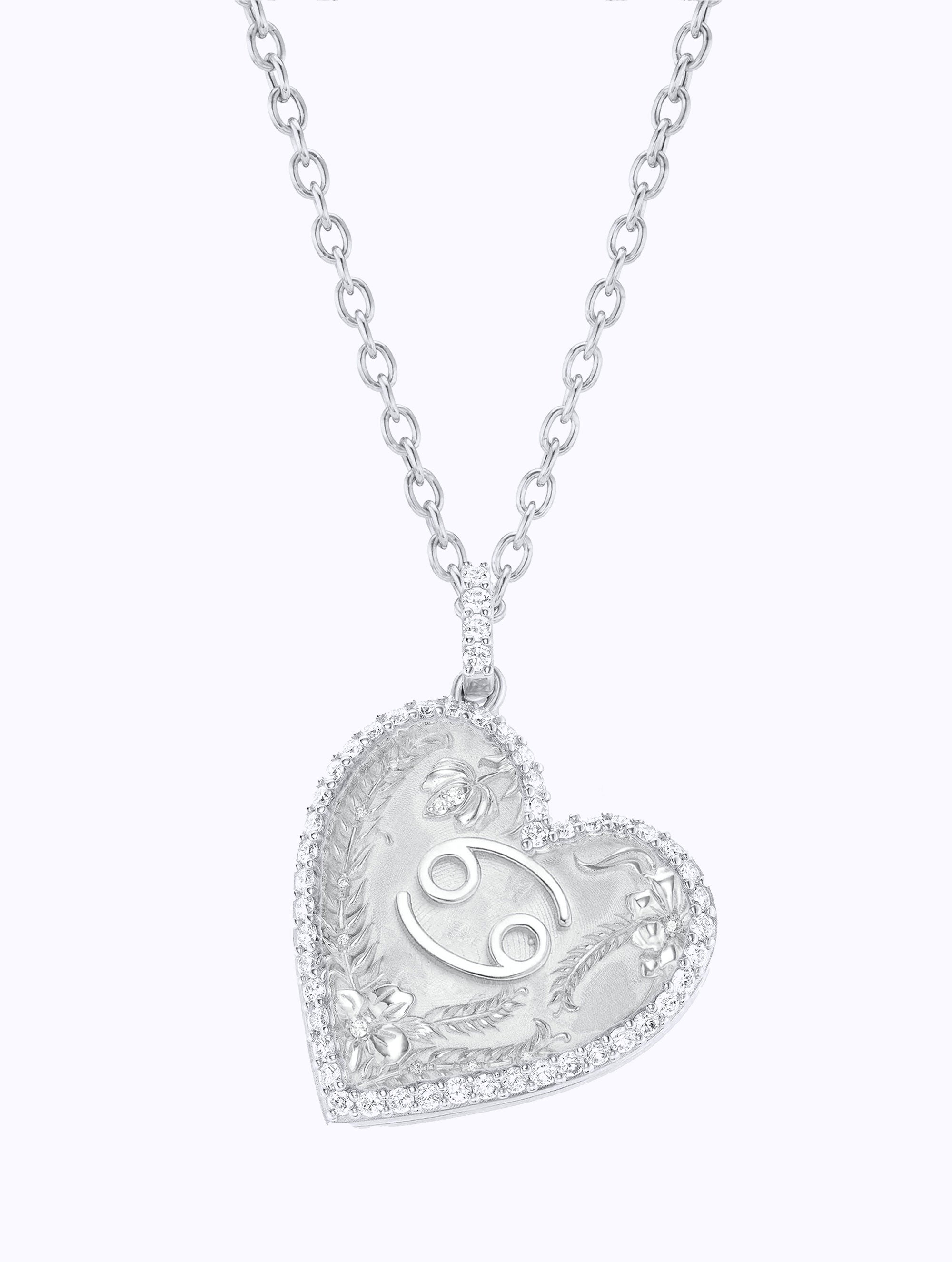 Memoir Diamond Zodiac Heart Locket