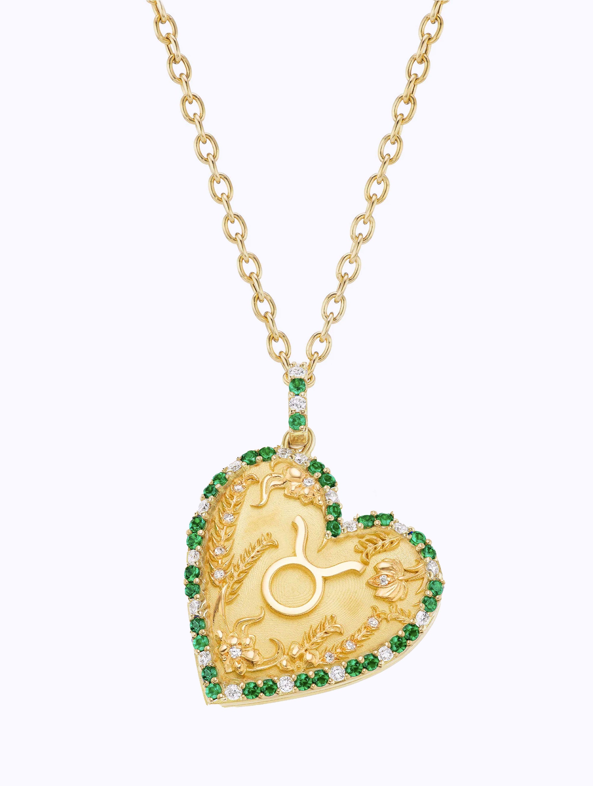 Memoir BIRTHSTONE Zodiac HEART LOCKET