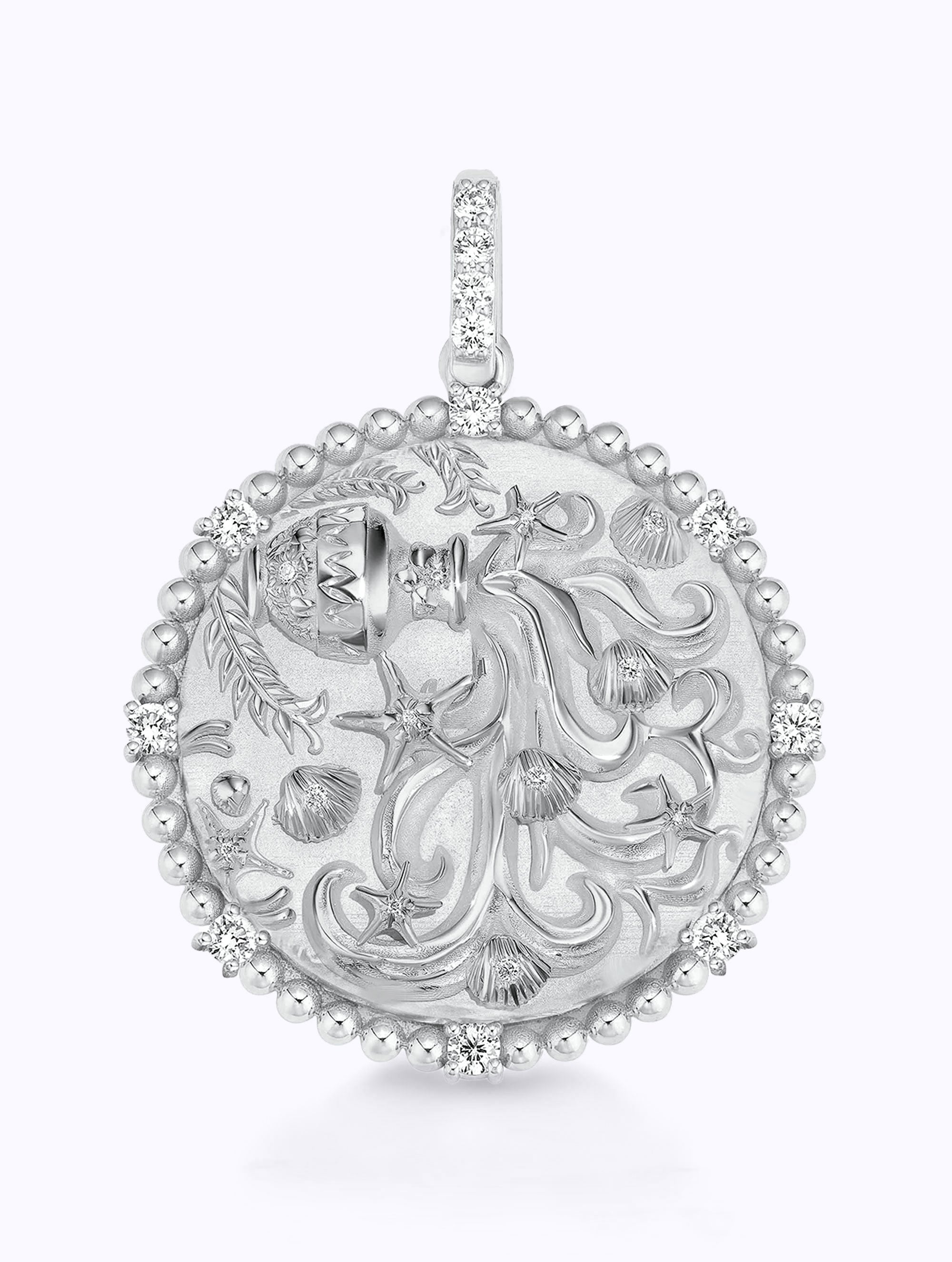8 DIAMOND ZODIAC MEDALLION