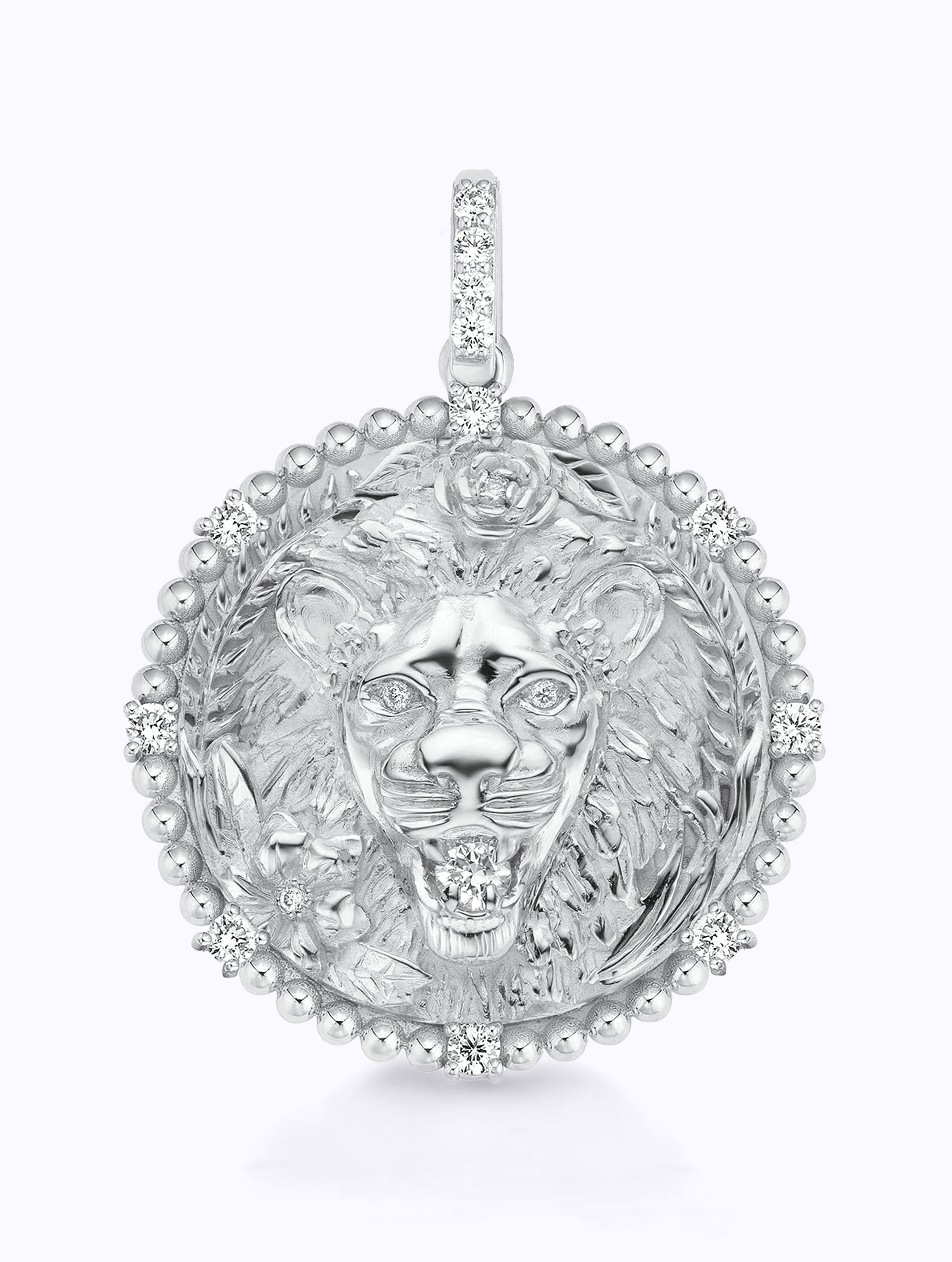 8 DIAMOND ZODIAC MEDALLION