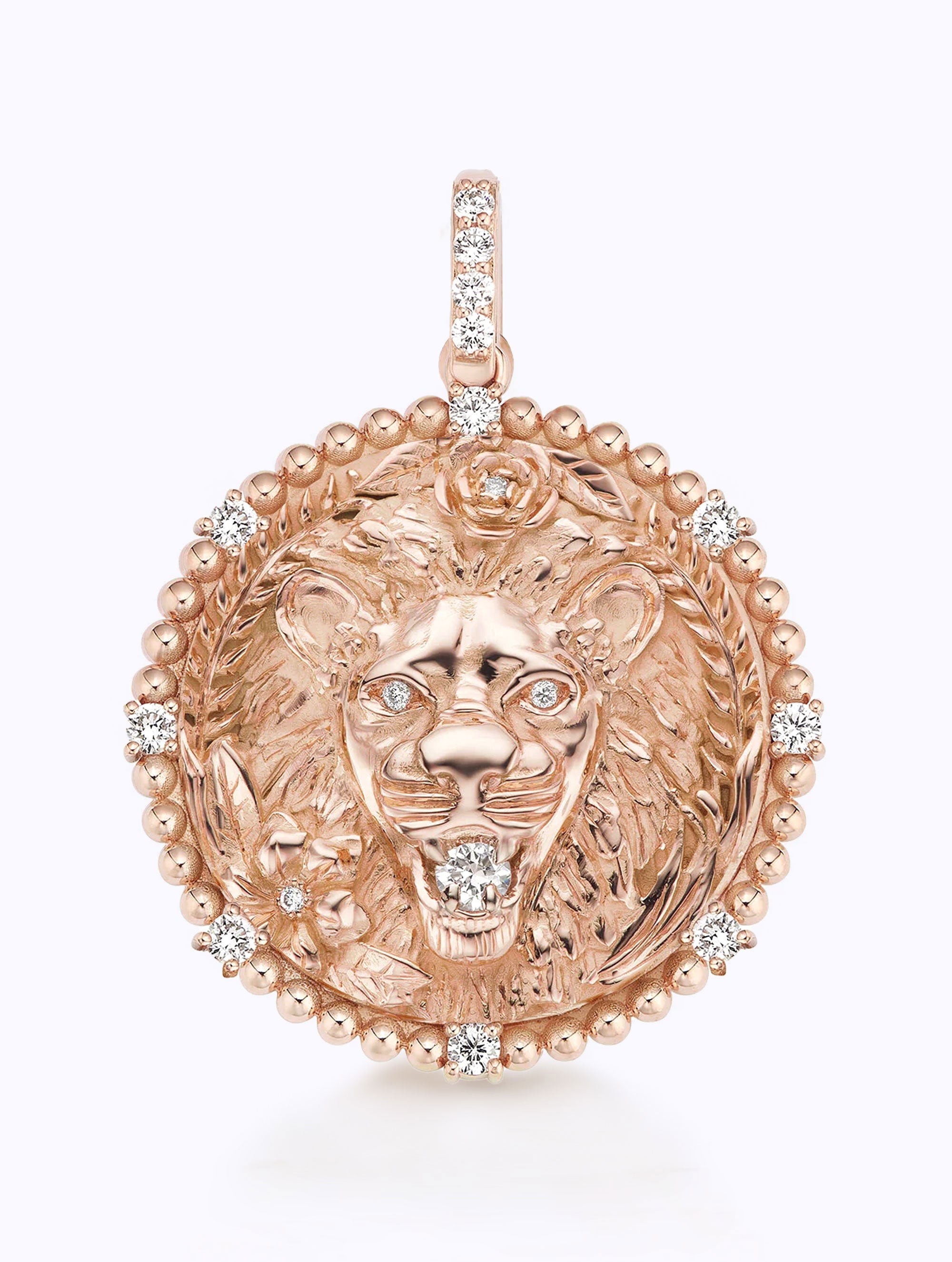 8 DIAMOND ZODIAC MEDALLION