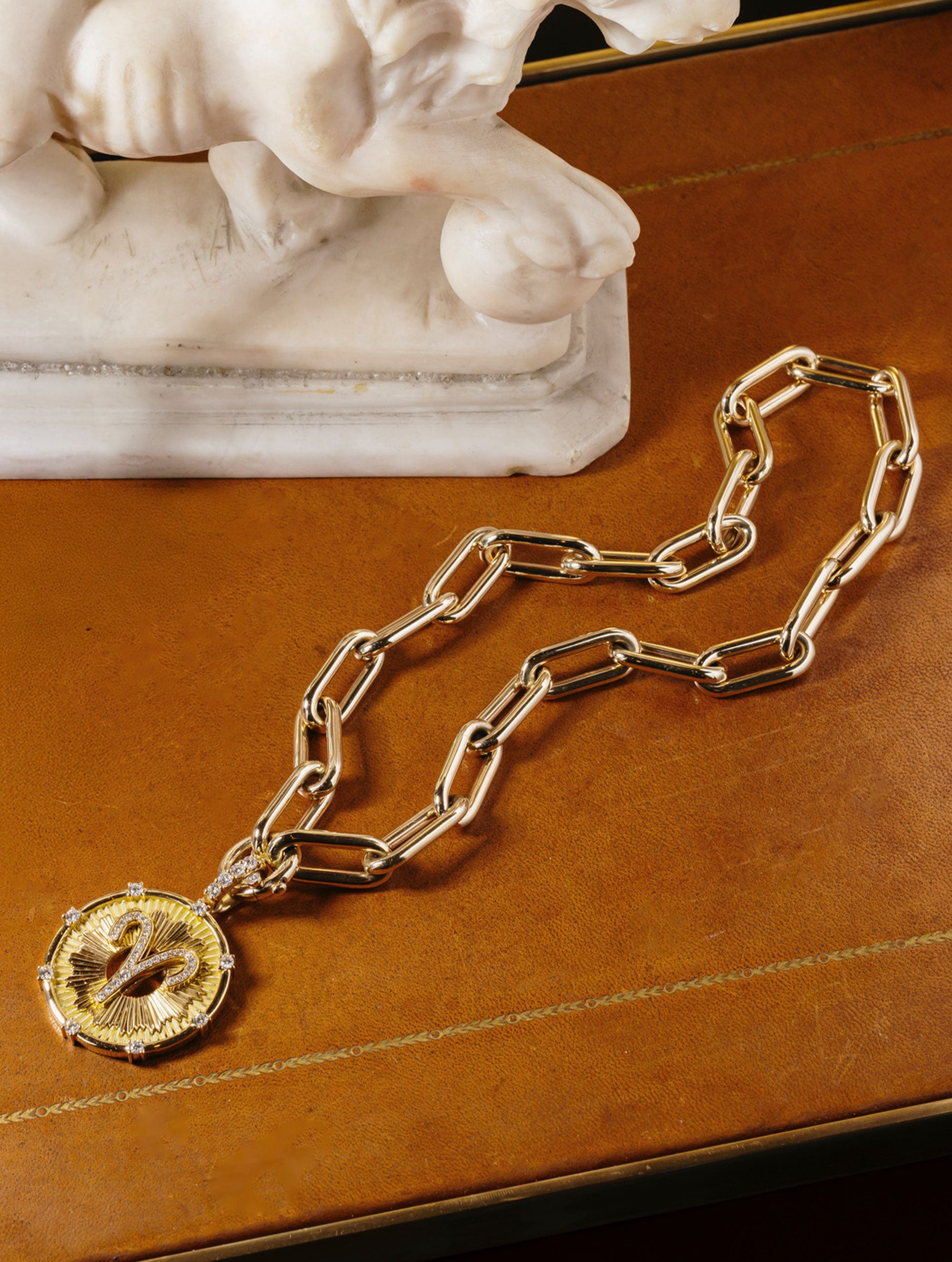 JUMBO COBALT NECKLACE
