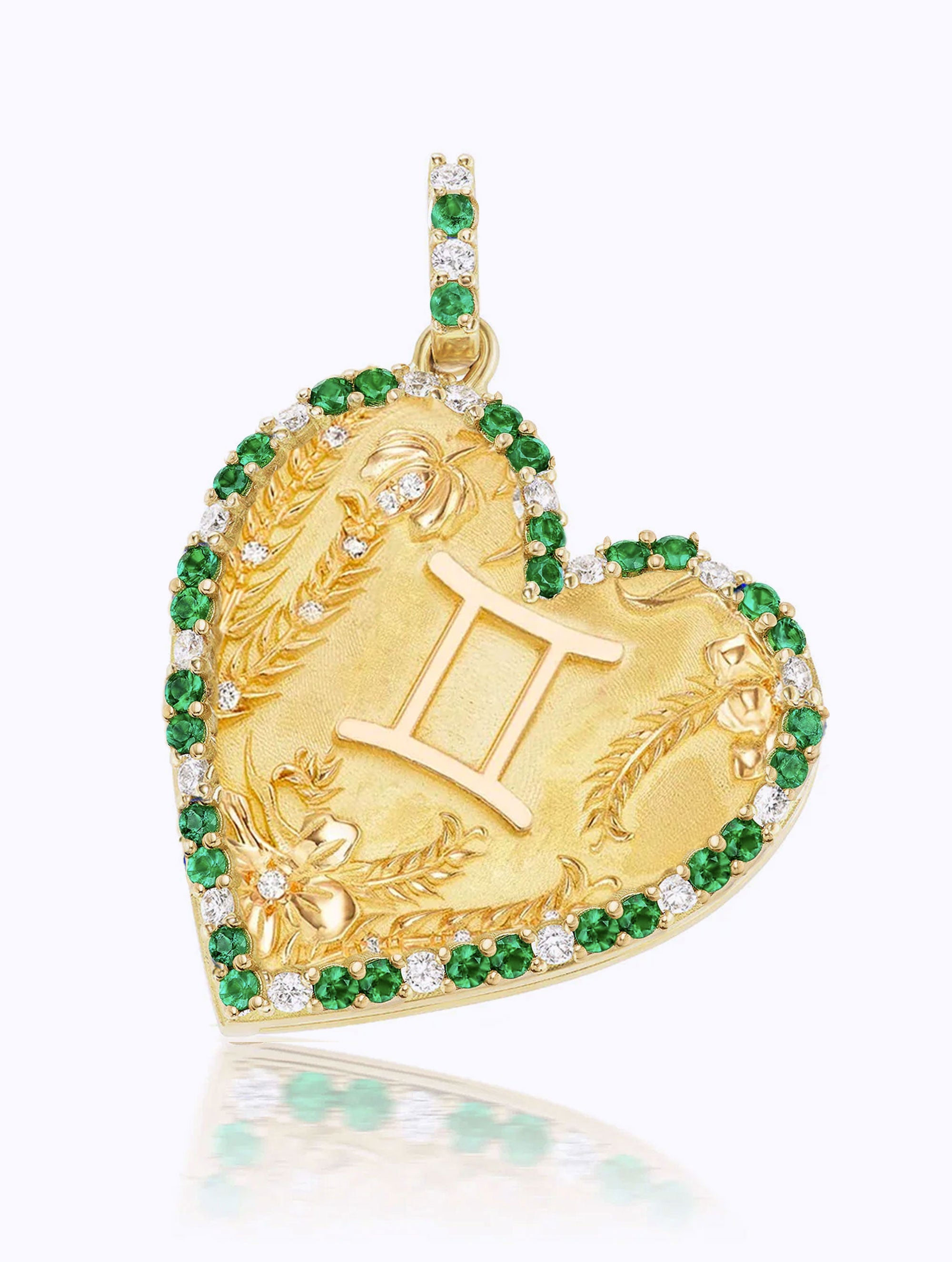 Memoir BIRTHSTONE Zodiac HEART LOCKET