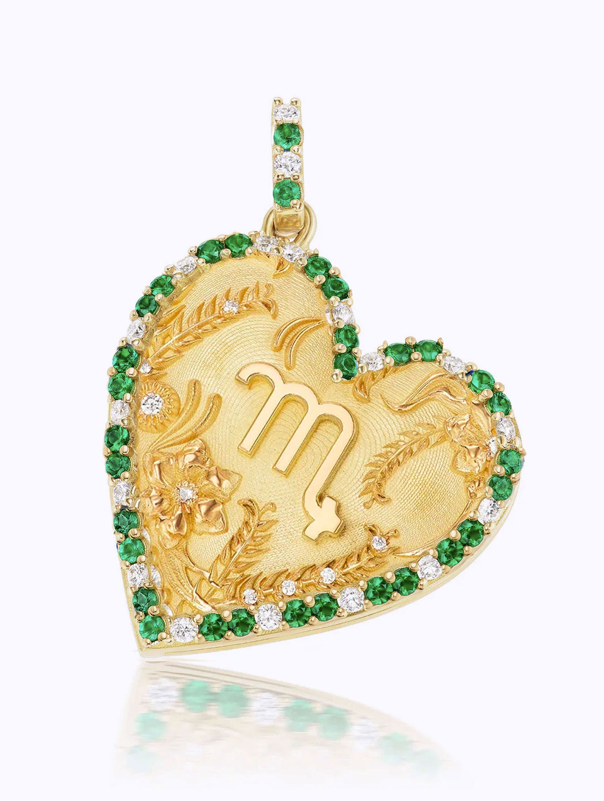 Memoir BIRTHSTONE Zodiac HEART LOCKET