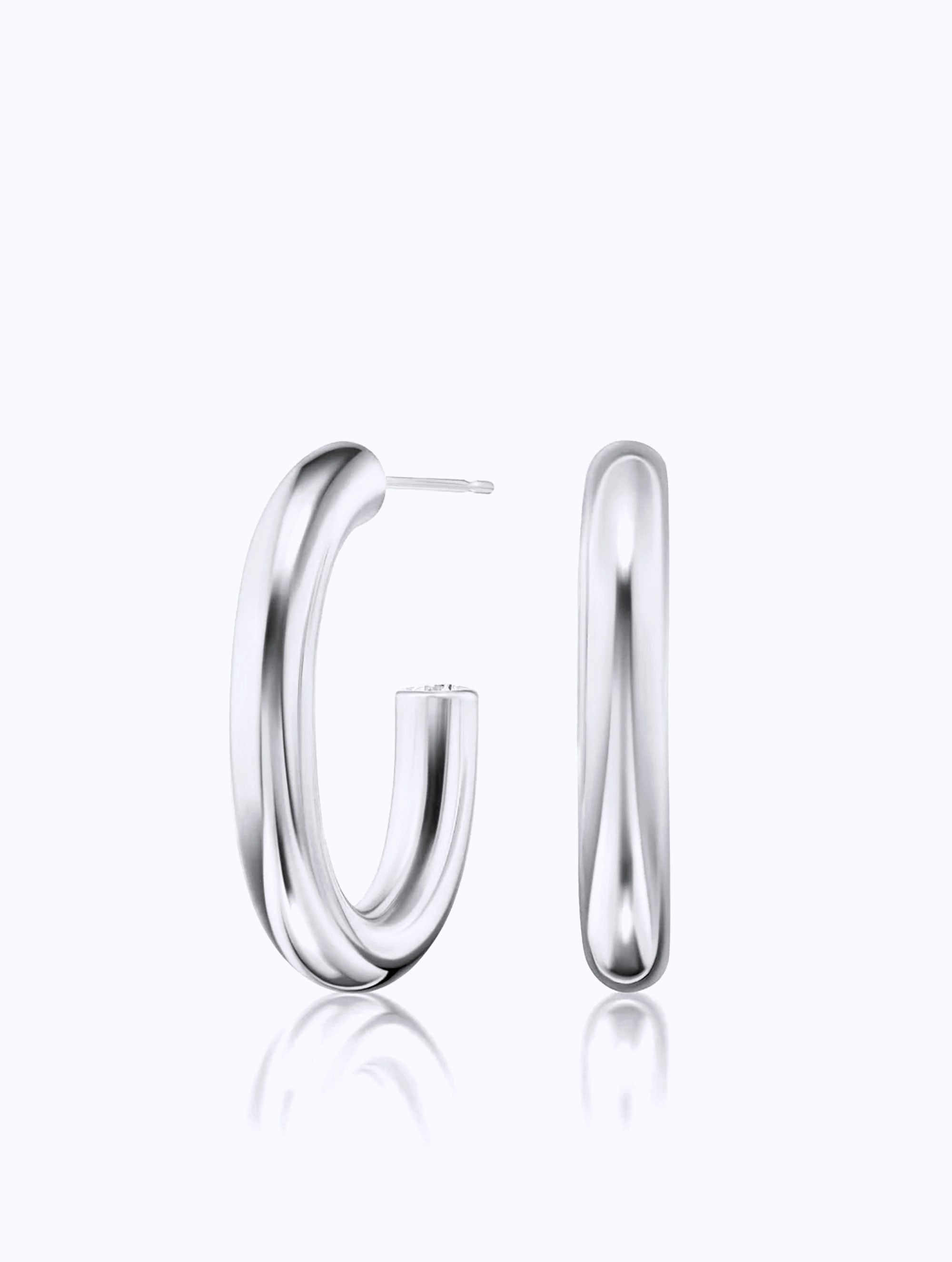 JUMBO SLOAN SECRET DIAMOND HOOP EARRINGS