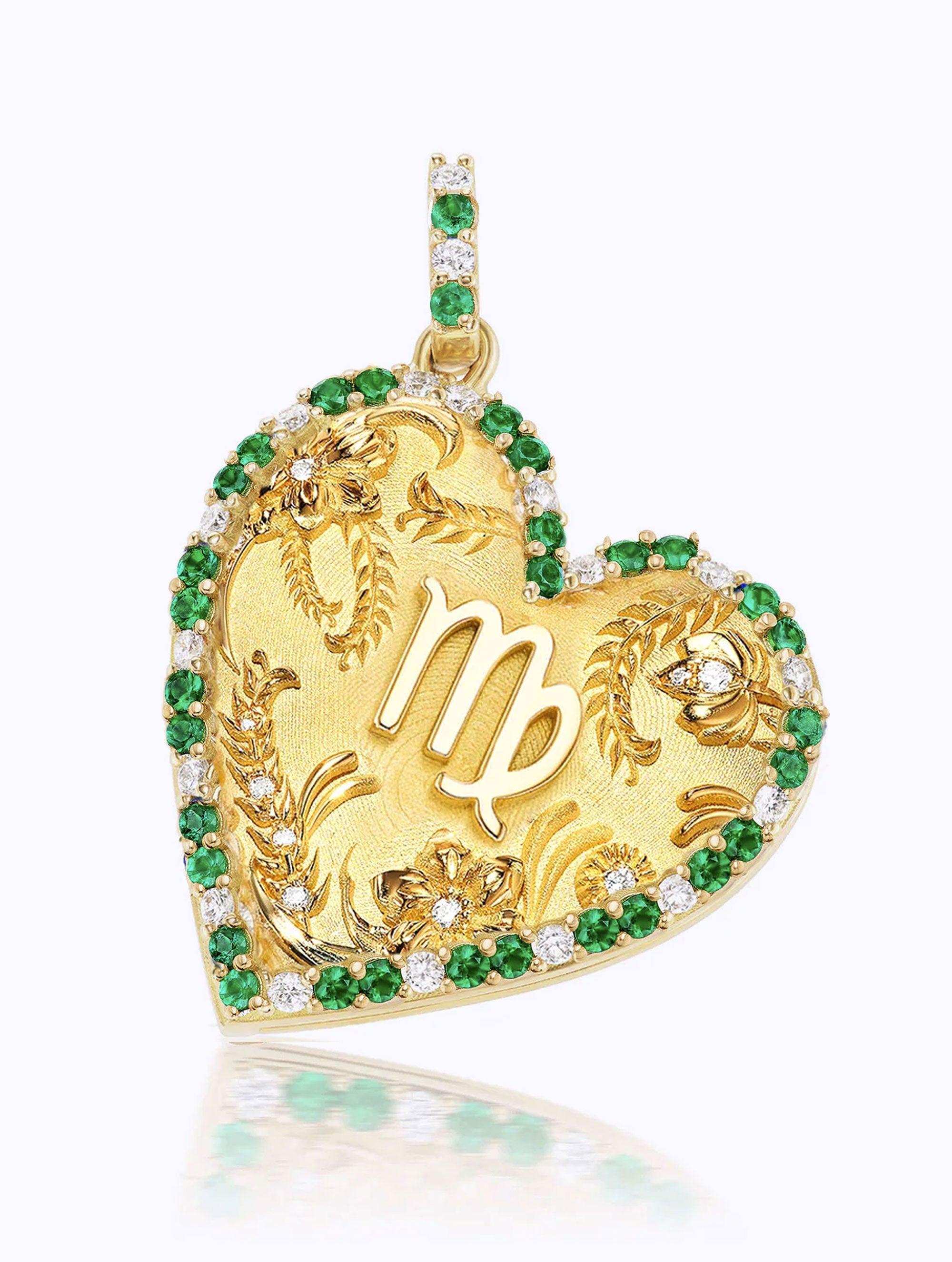 Memoir BIRTHSTONE Zodiac HEART LOCKET