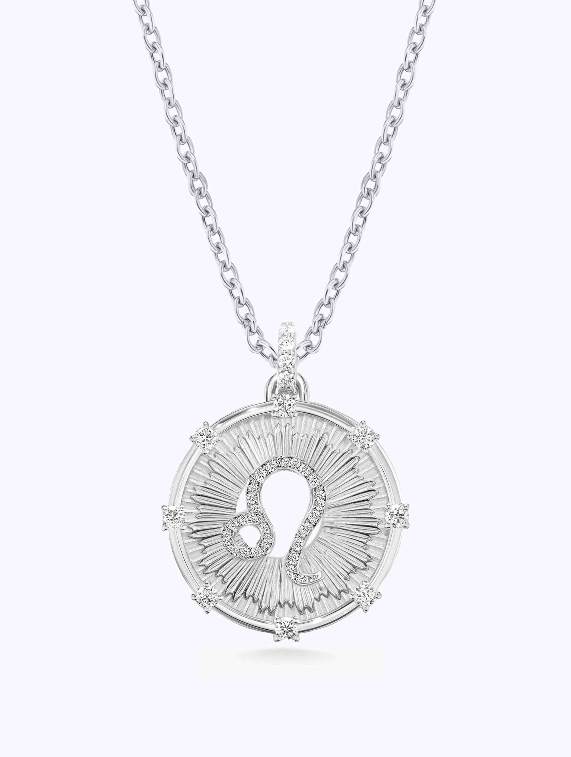Aurora Diamond Zodiac Medallion