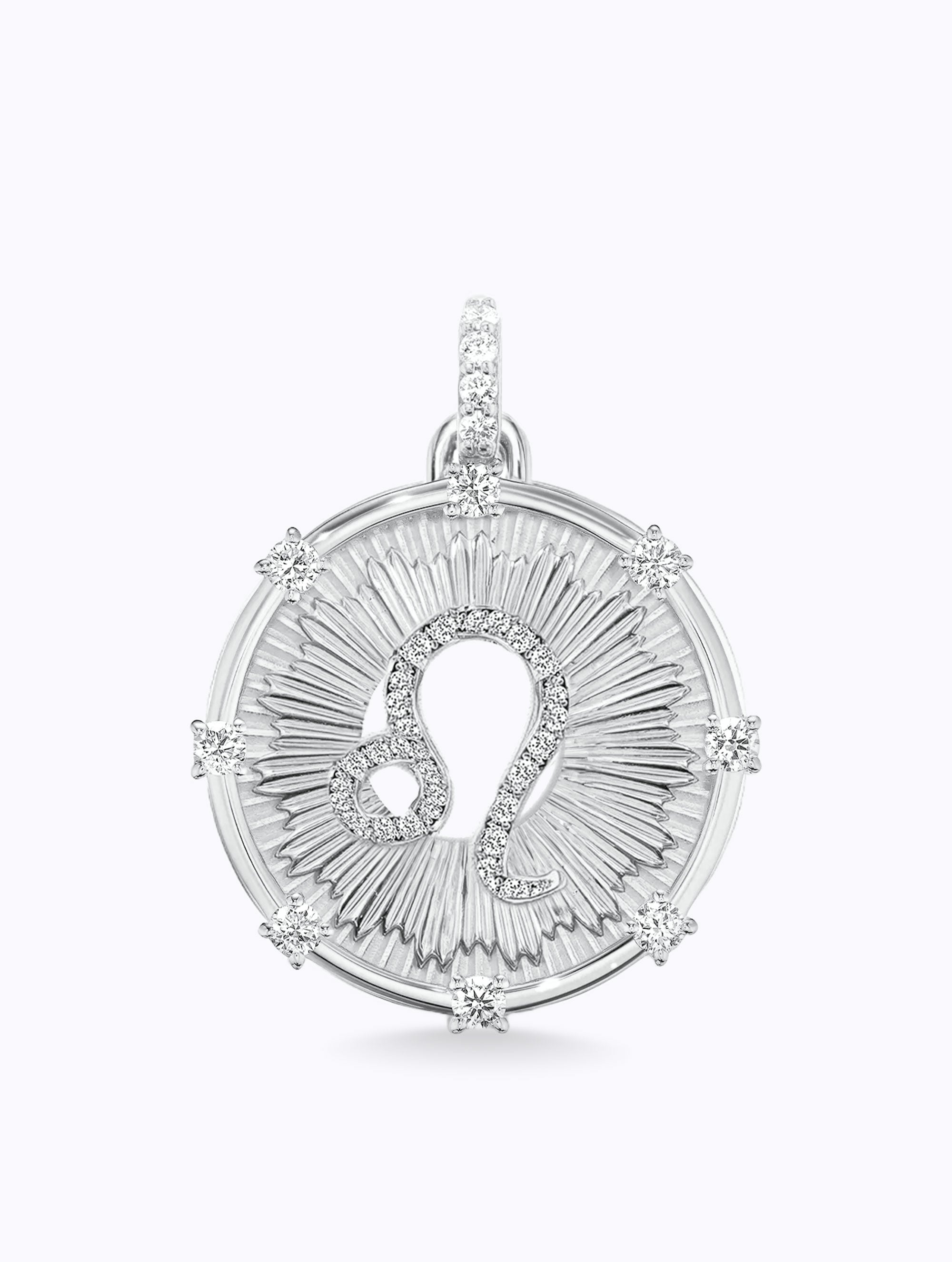 Aurora Diamond Zodiac Medallion
