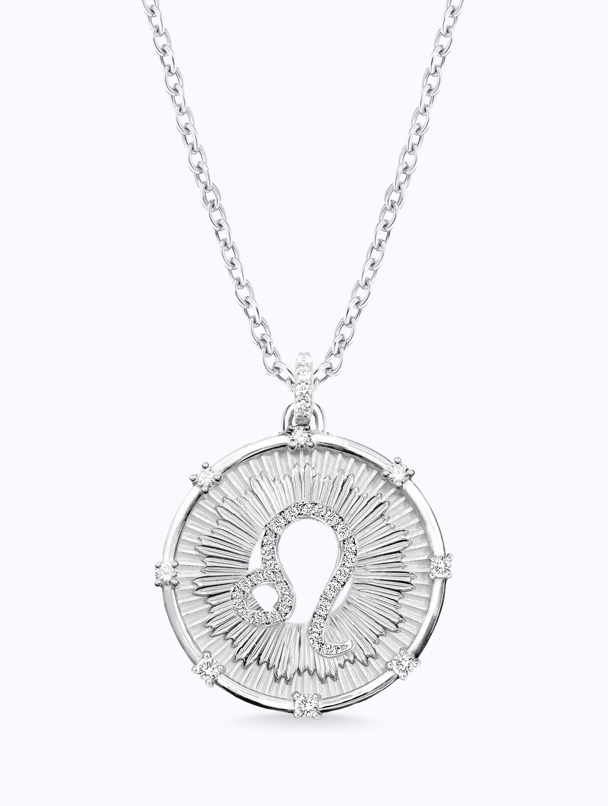 Aurora Diamond Zodiac Medallion