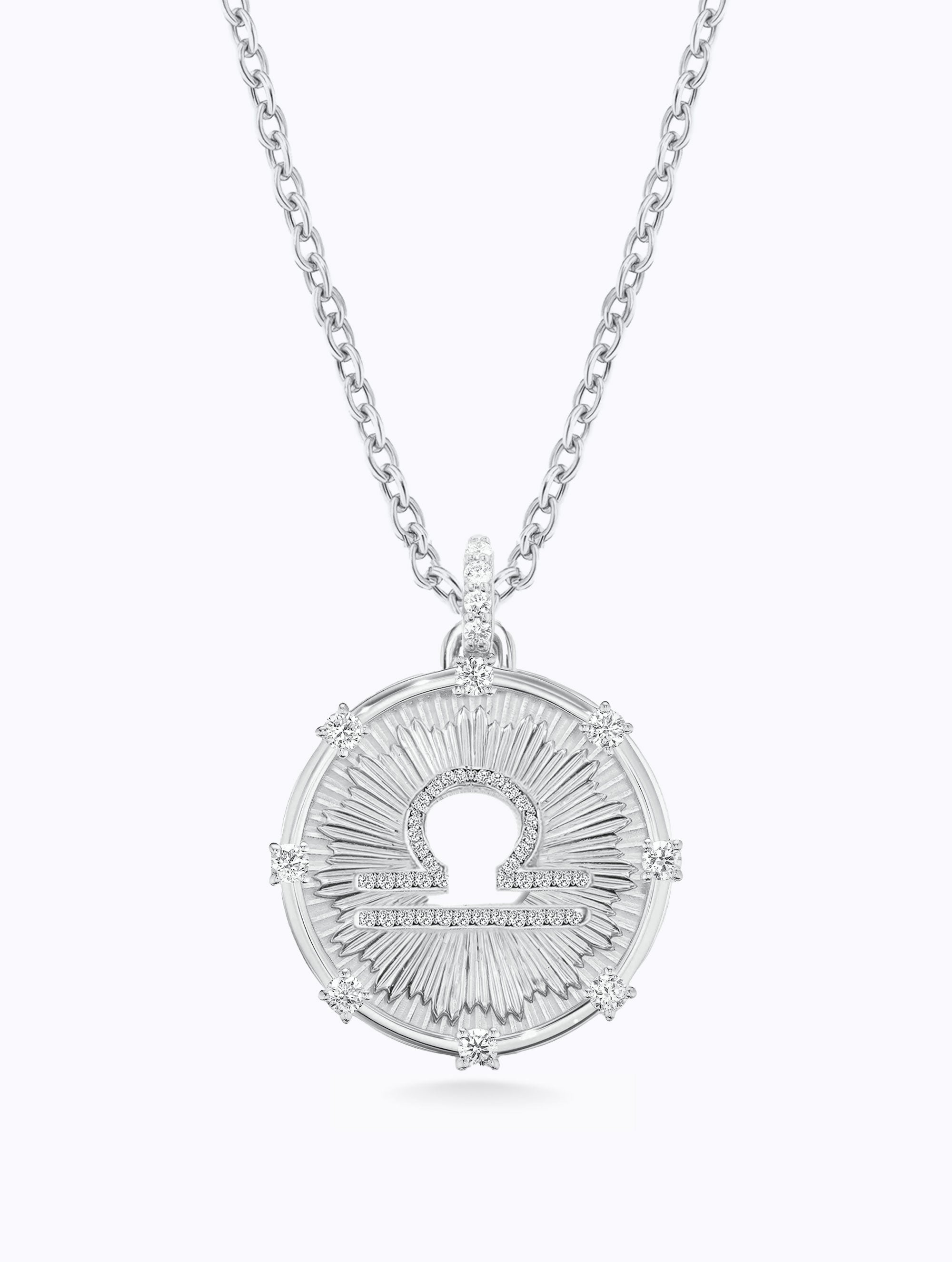 Aurora Diamond Zodiac Medallion