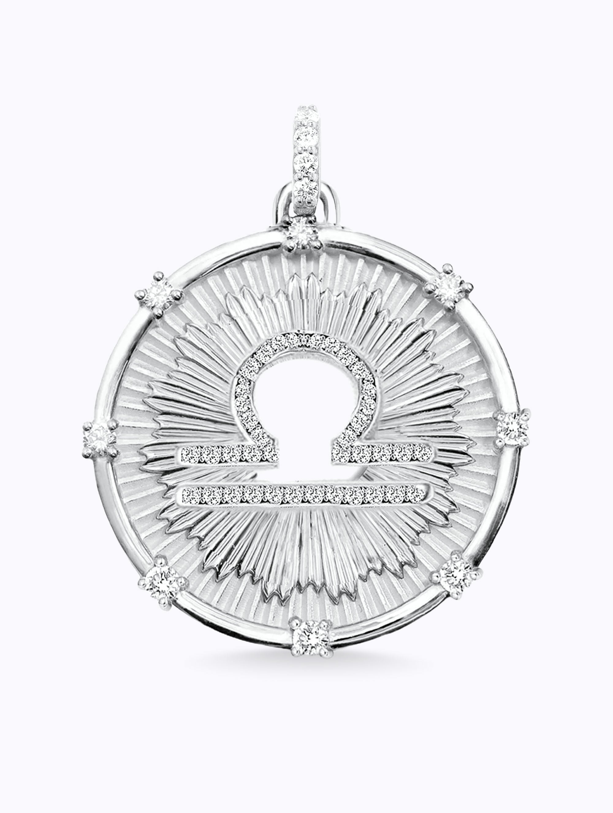 Aurora Diamond Zodiac Medallion