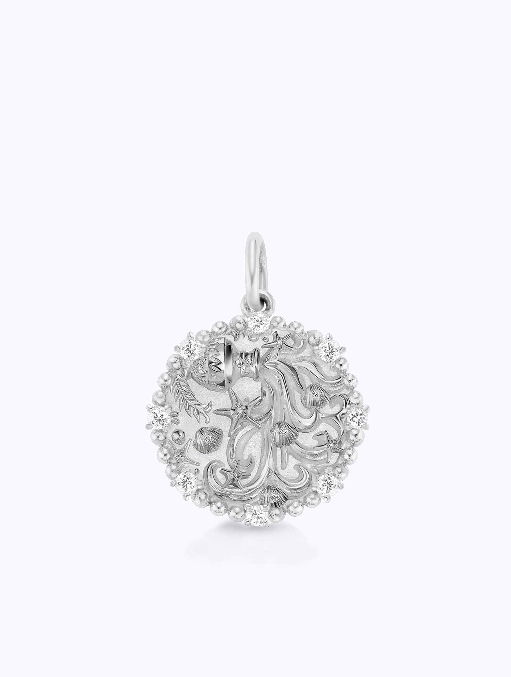 8 DIAMOND ZODIAC MEDALLION