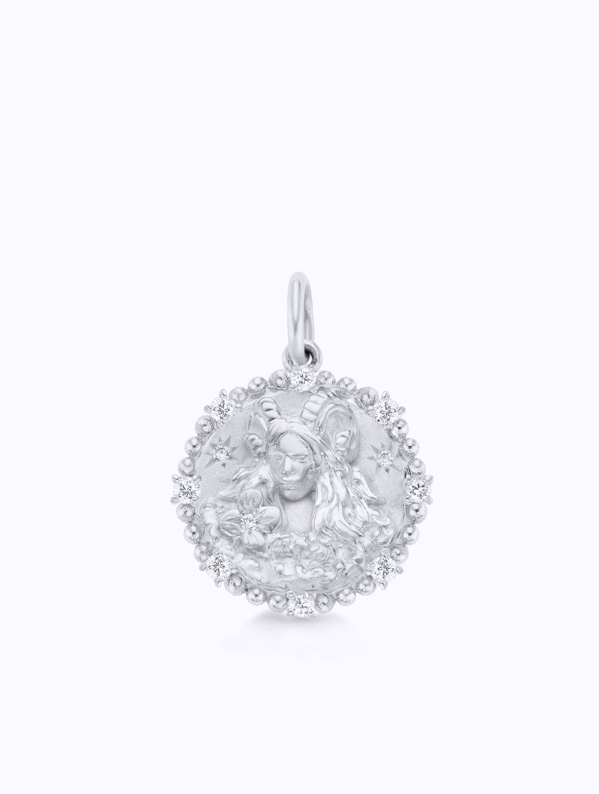 8 DIAMOND ZODIAC MEDALLION