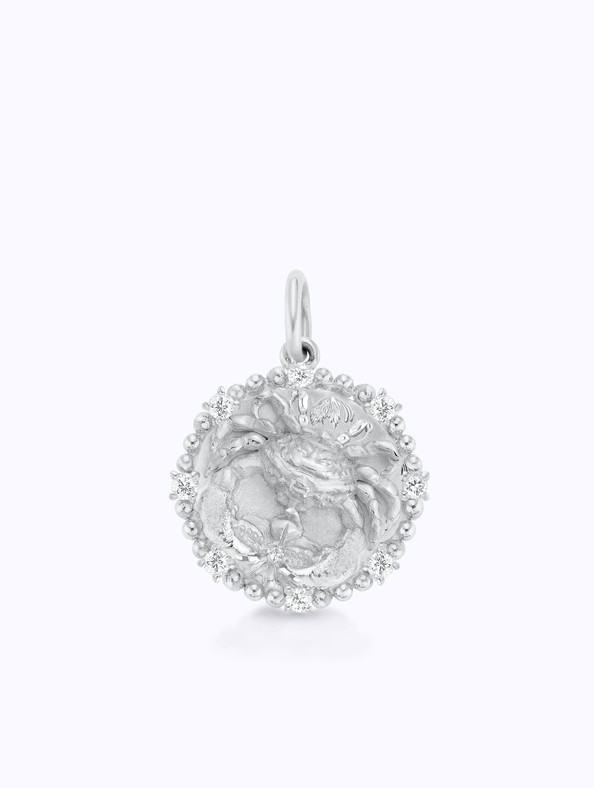 8 DIAMOND ZODIAC MEDALLION