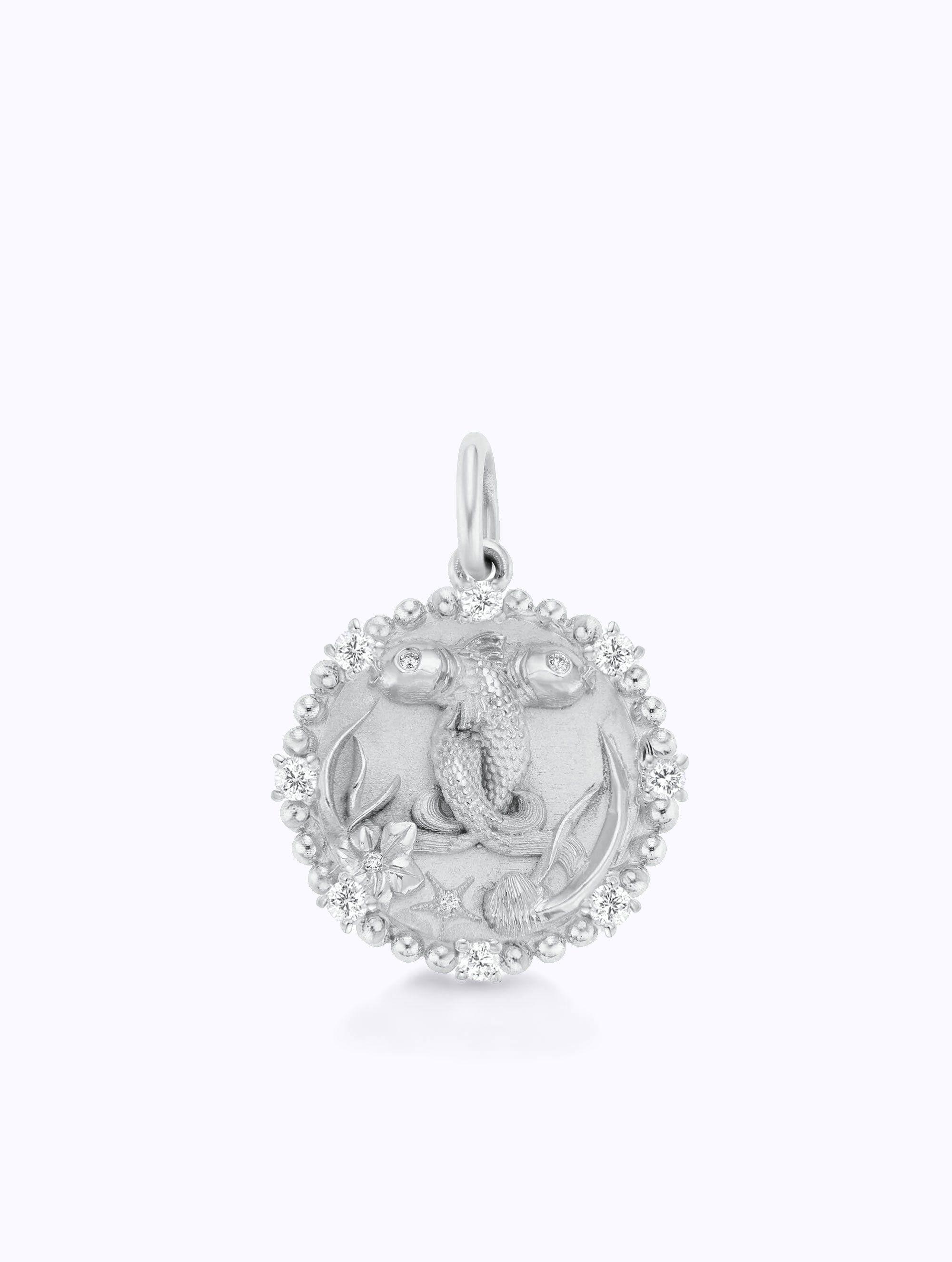 8 DIAMOND ZODIAC MEDALLION
