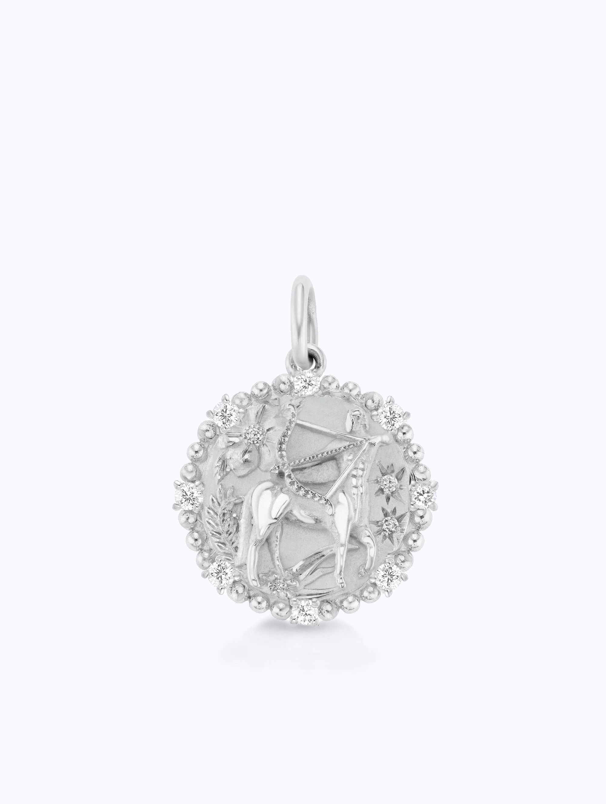 8 DIAMOND ZODIAC MEDALLION