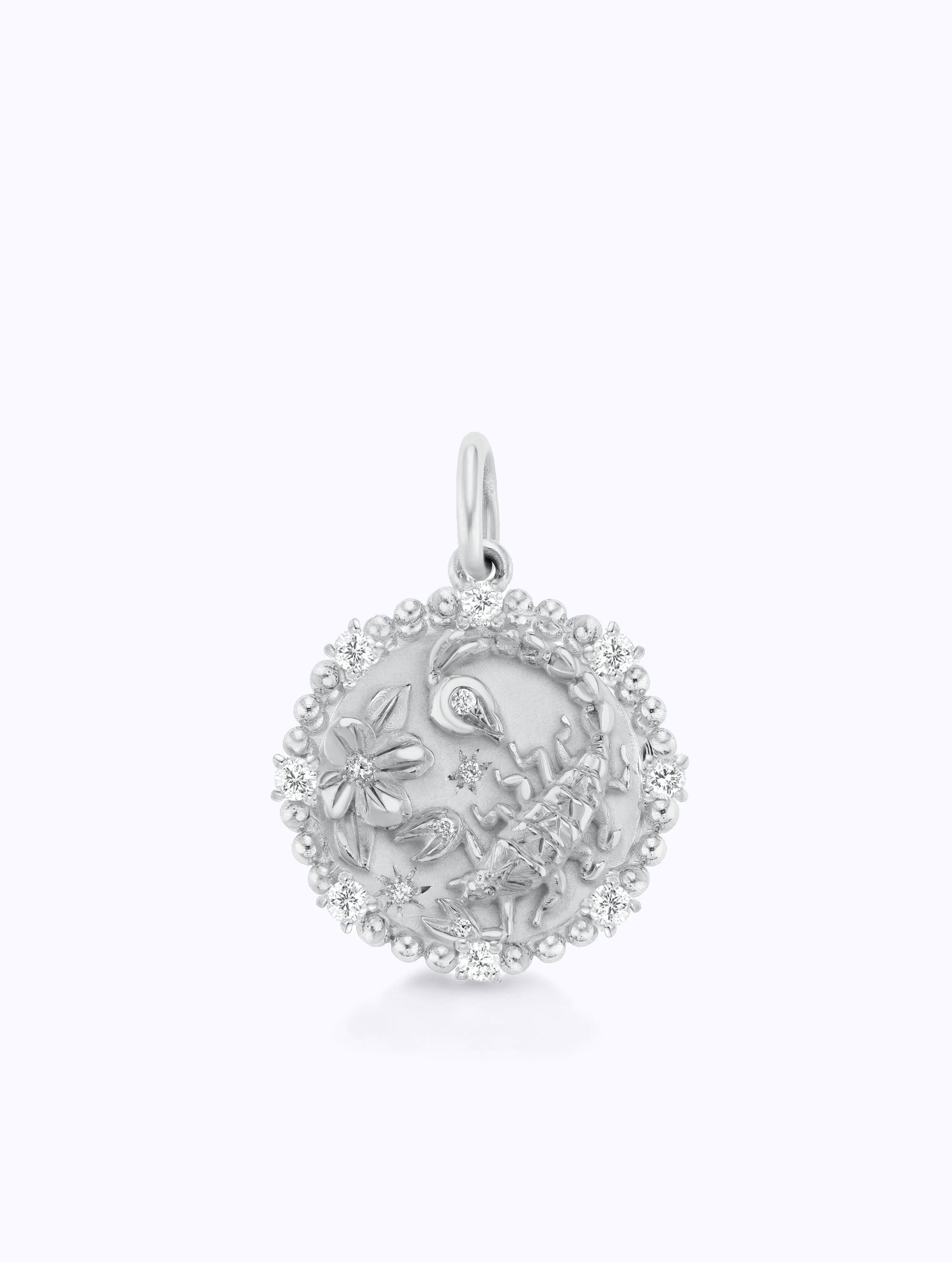 8 DIAMOND ZODIAC MEDALLION