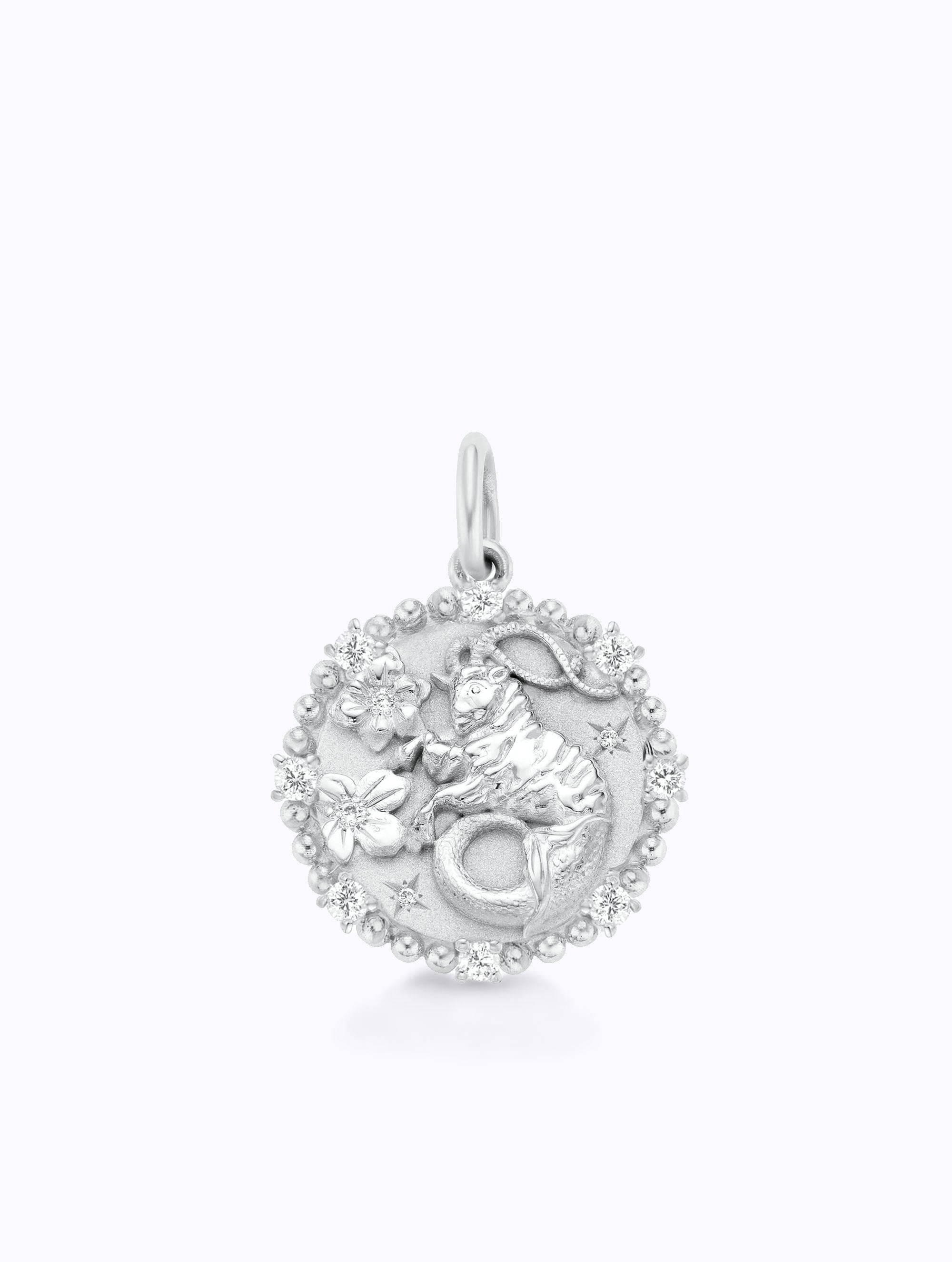 8 DIAMOND ZODIAC MEDALLION