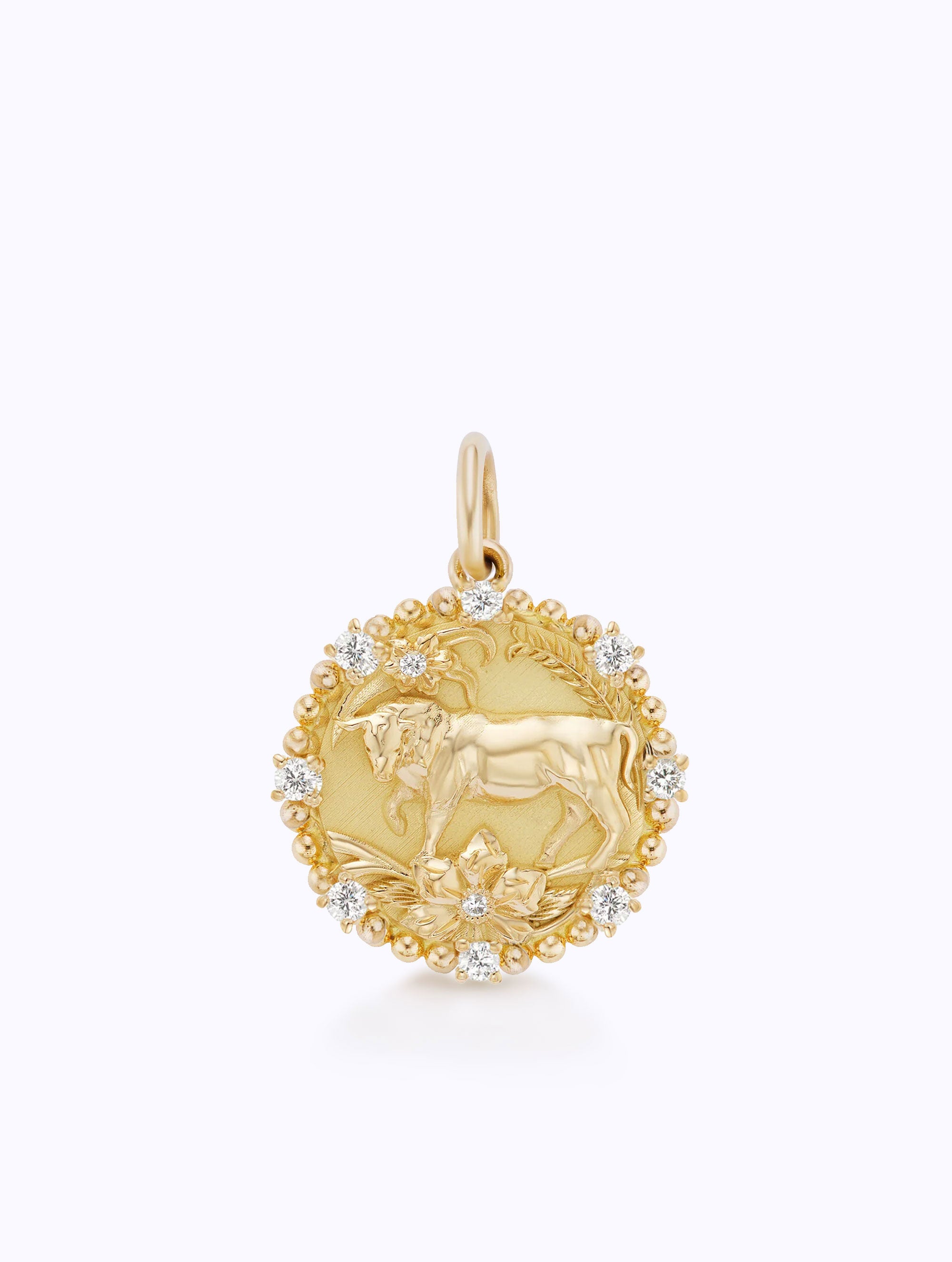 8 DIAMOND ZODIAC MEDALLION