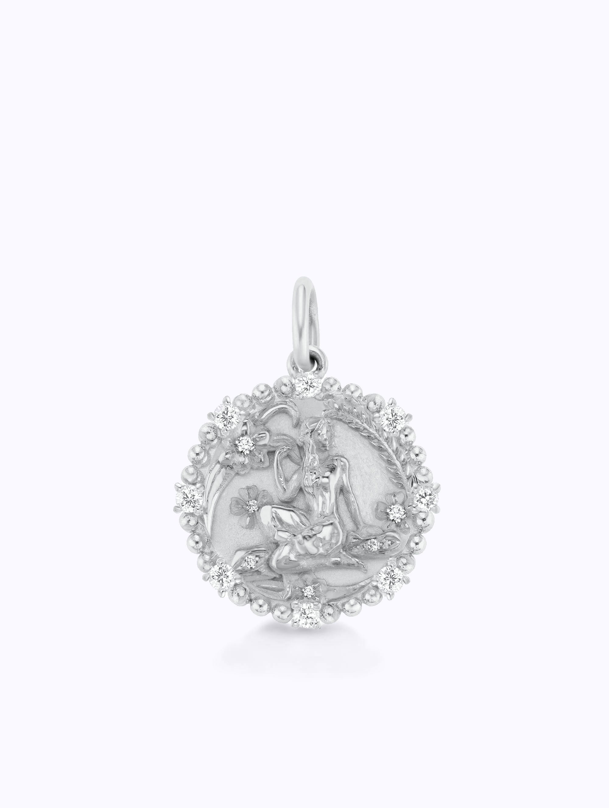8 DIAMOND ZODIAC MEDALLION