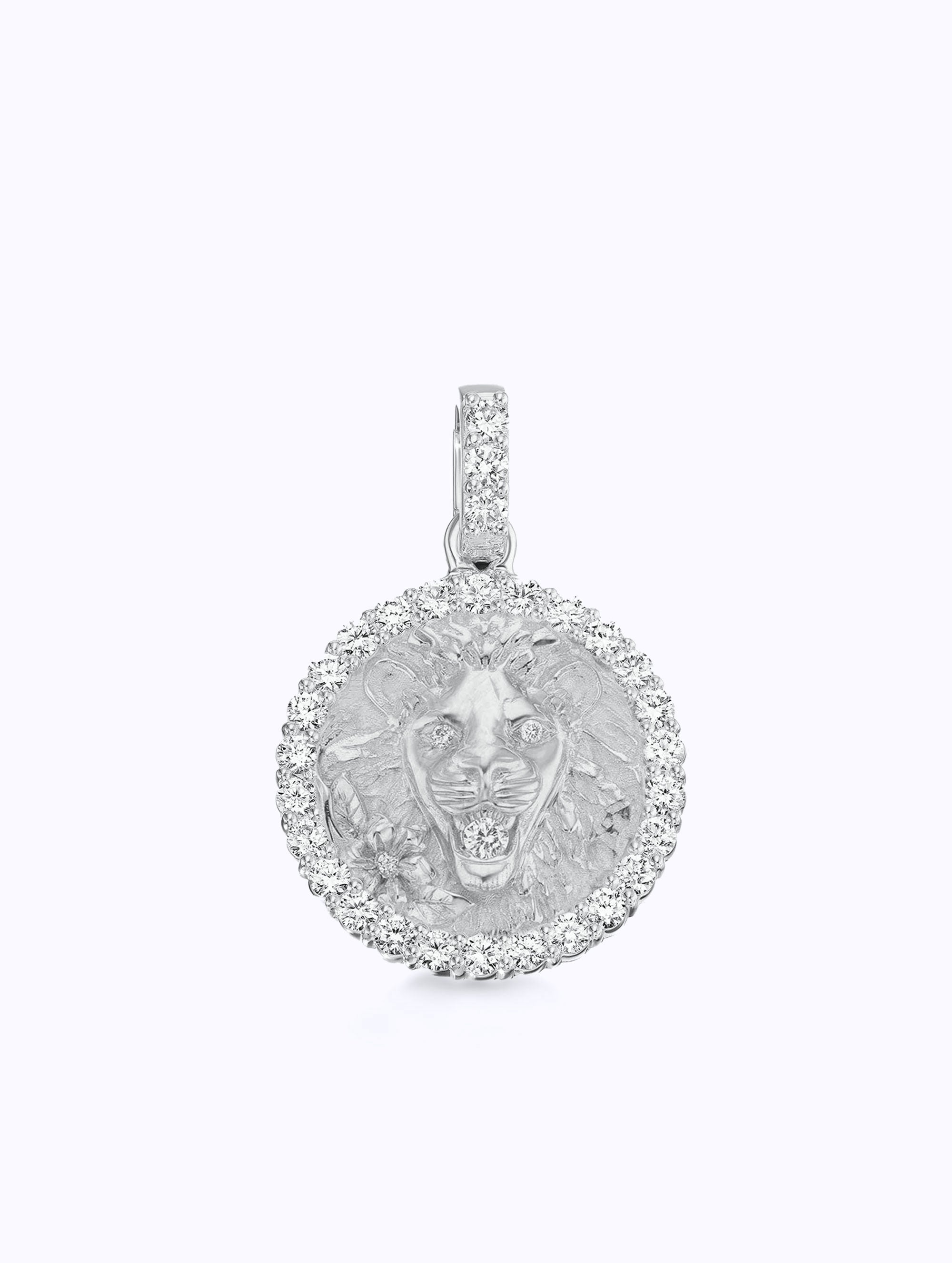 ALL DIAMOND ZODIAC MEDALLION