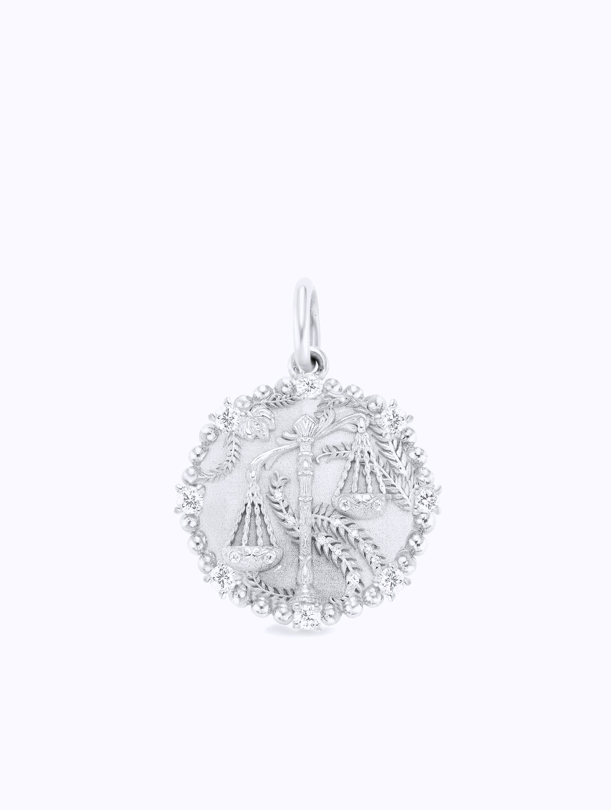 8 DIAMOND ZODIAC MEDALLION