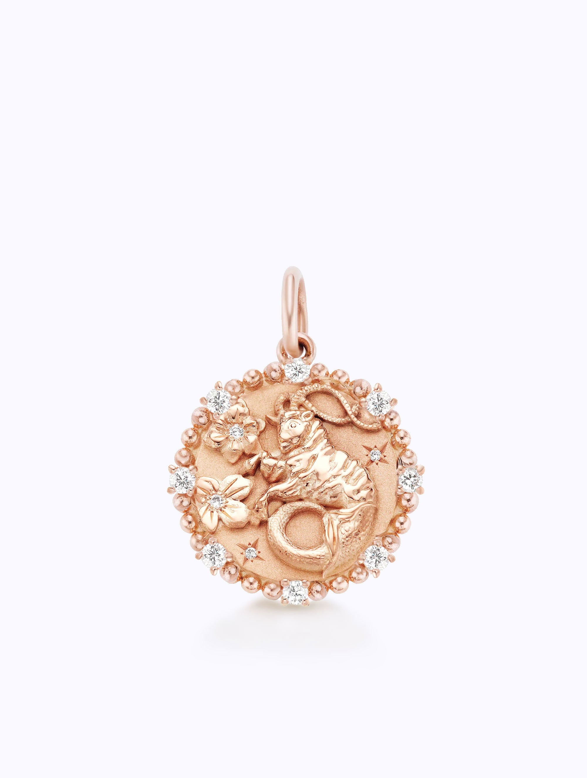 8 DIAMOND ZODIAC MEDALLION