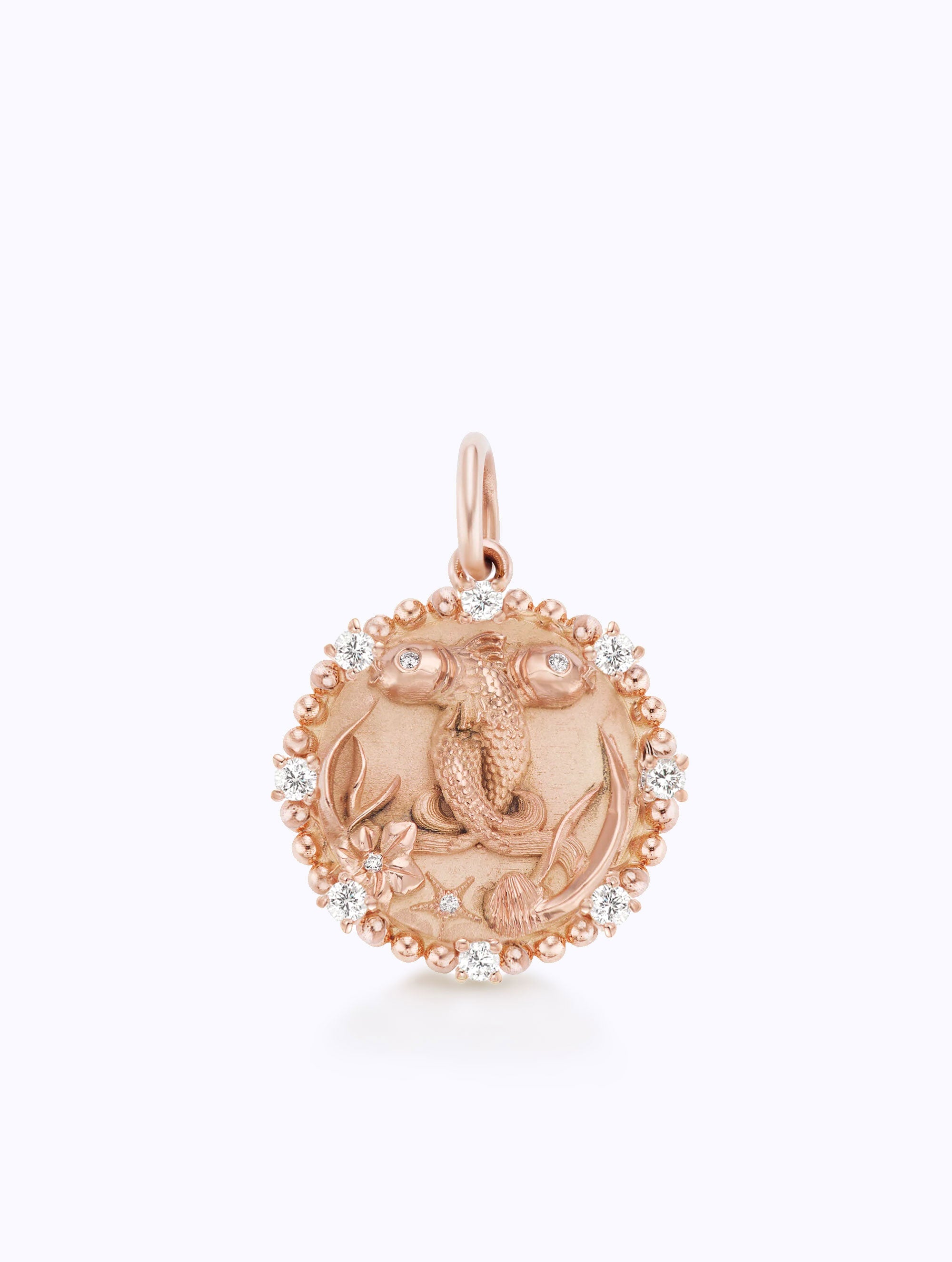 8 DIAMOND ZODIAC MEDALLION