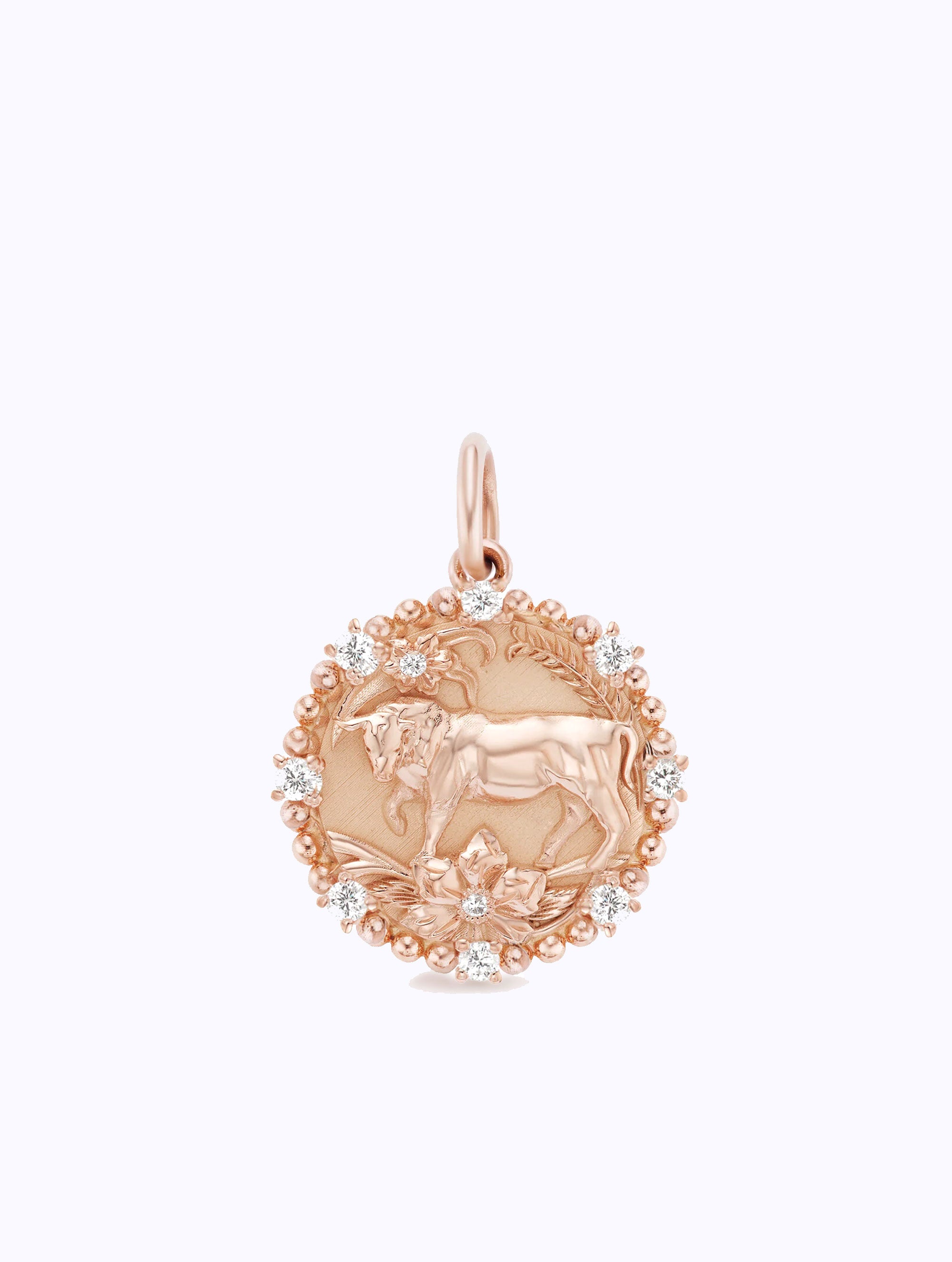 8 DIAMOND ZODIAC MEDALLION