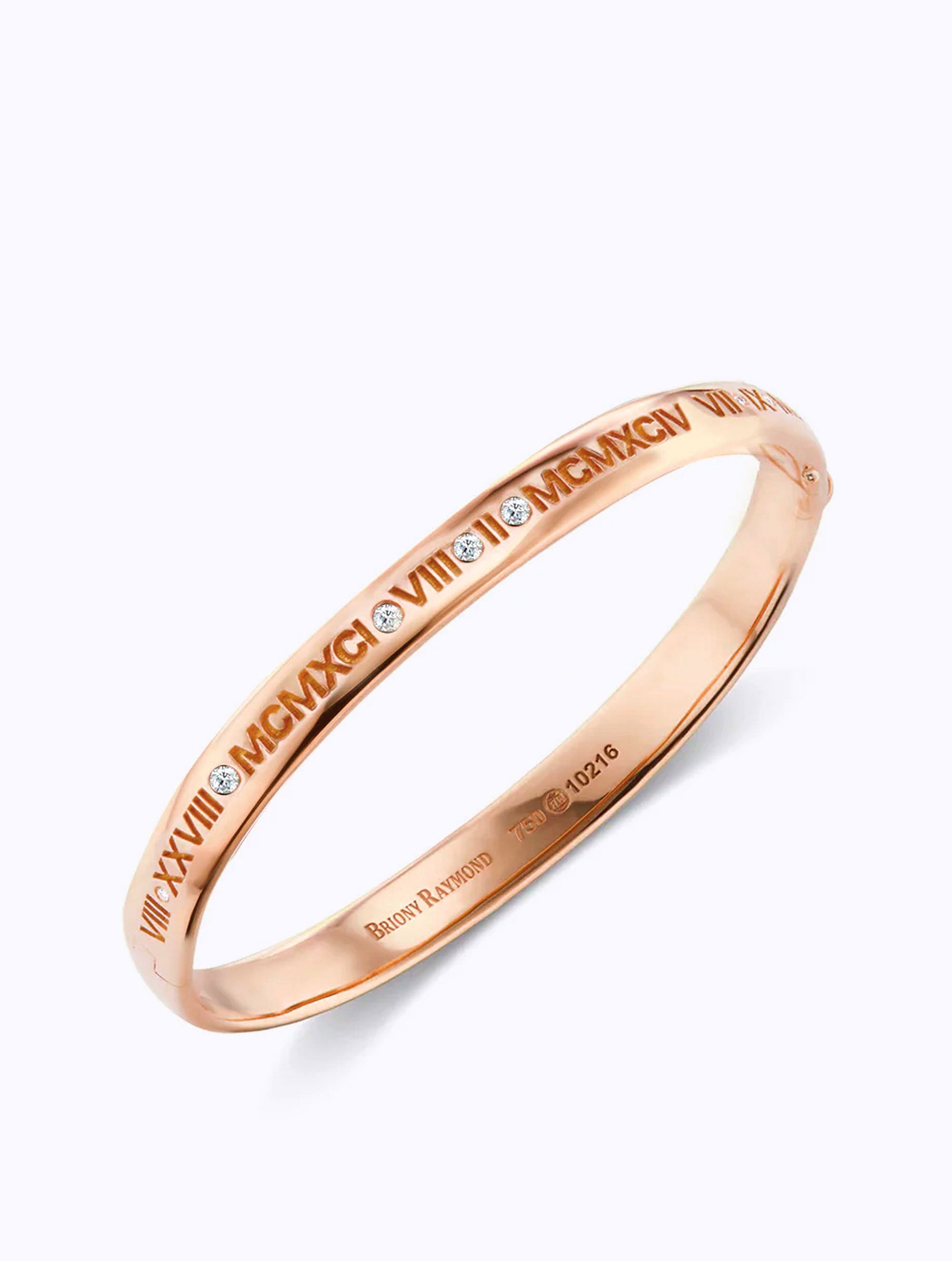 ROMAN NUMERAL STORY BANGLE