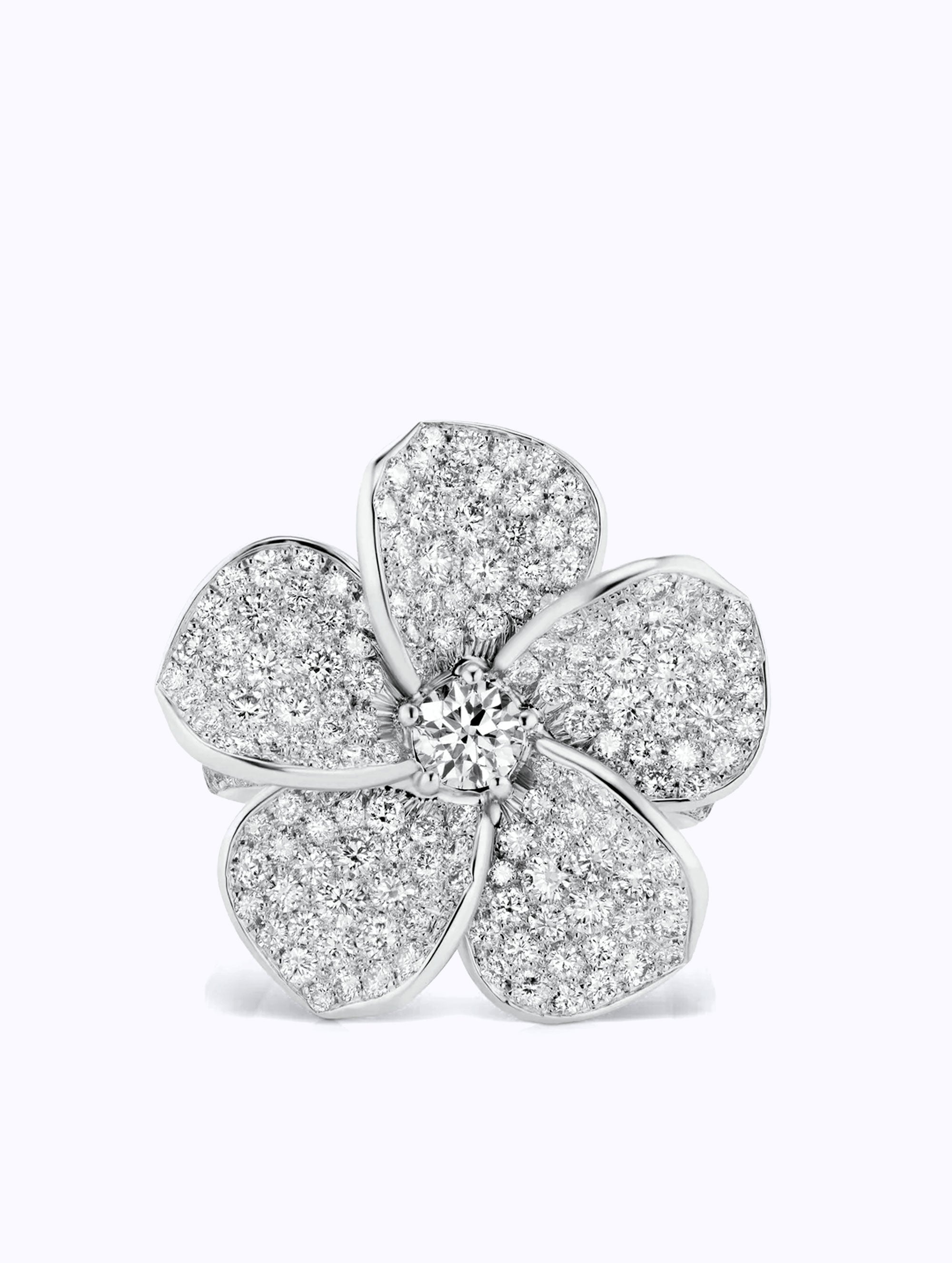 PLUMERIA DIAMOND RING