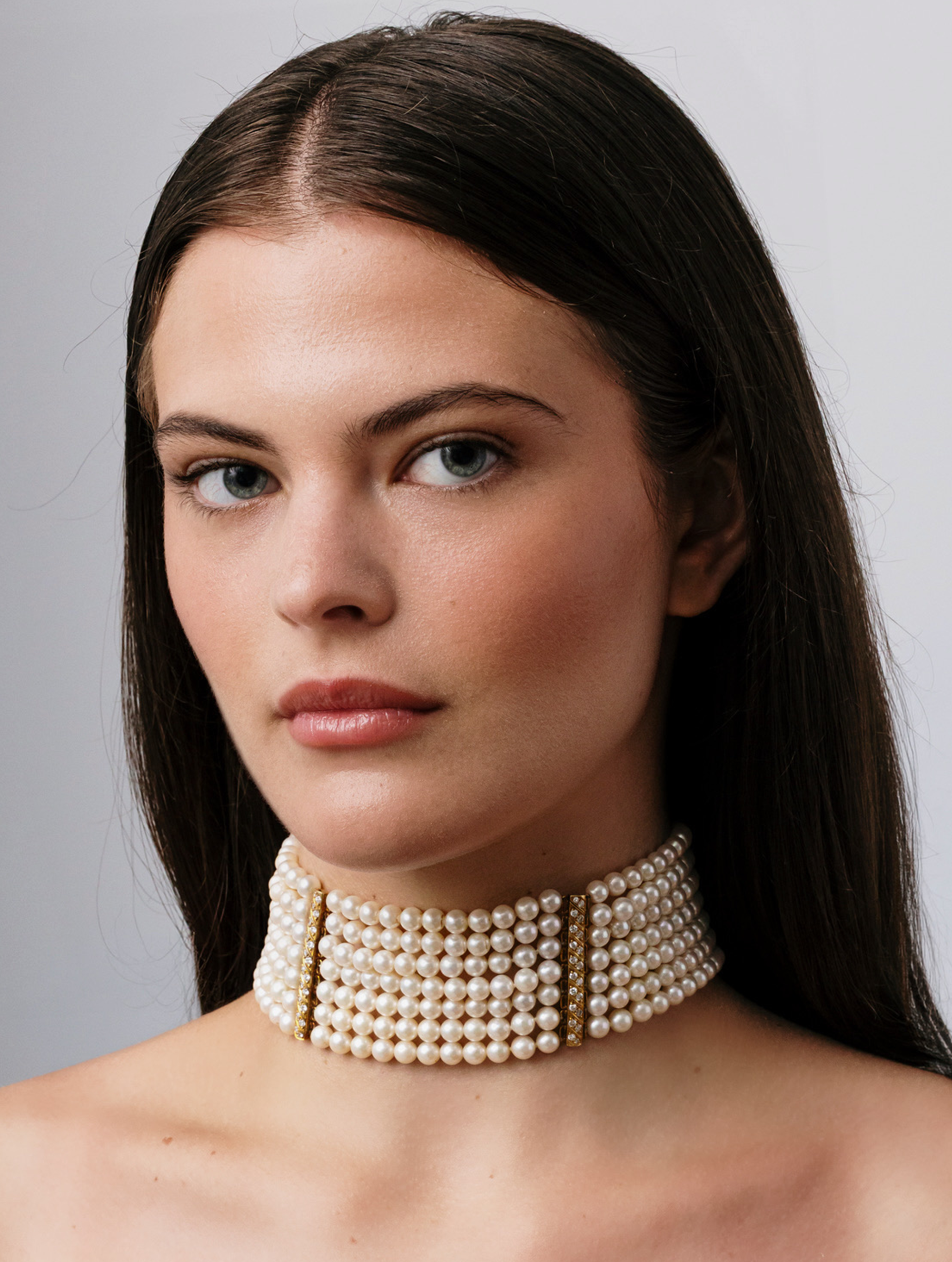 Diamond & Pearl Choker, Circa 1980s