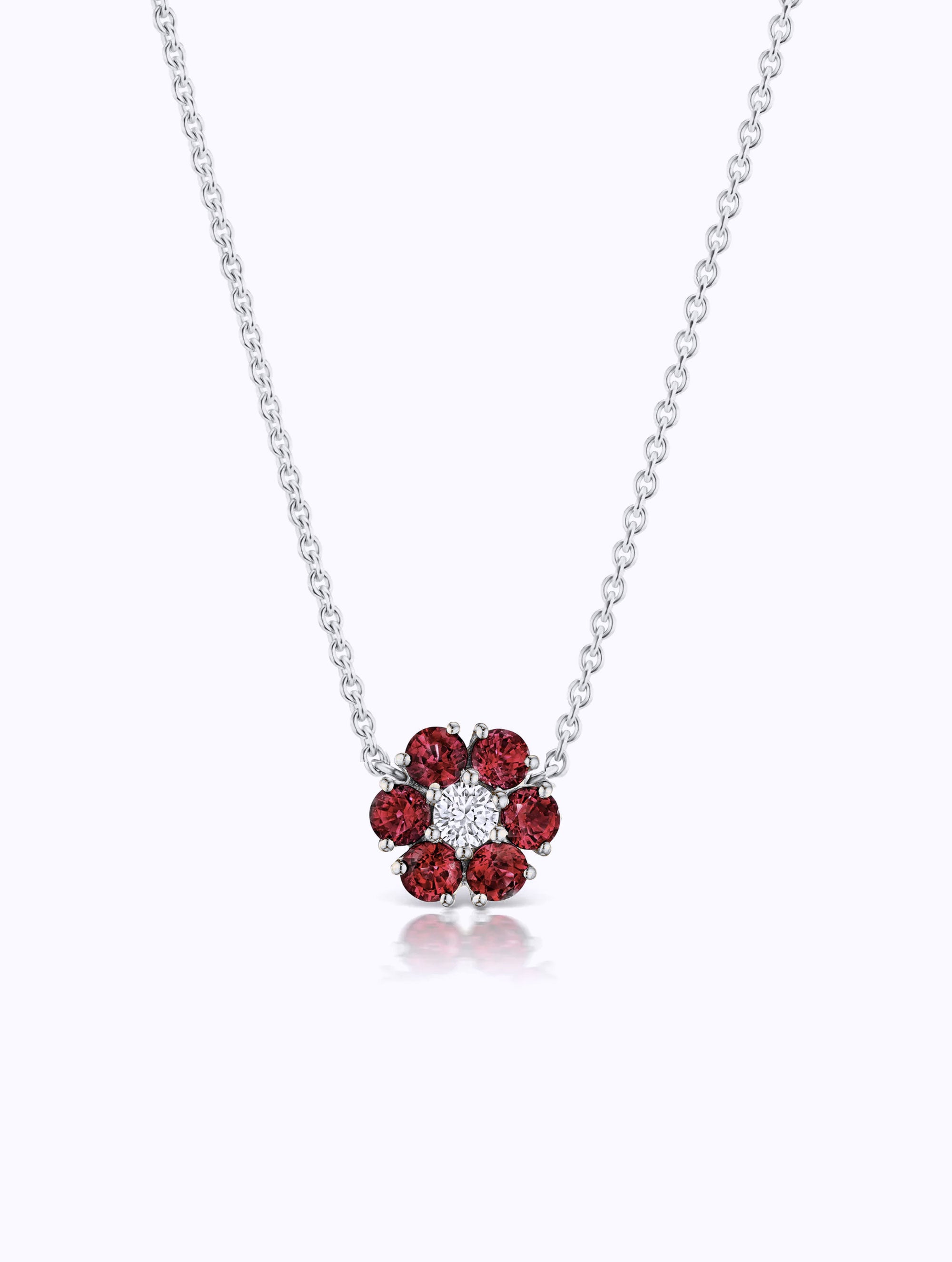 POSEY RUBY & DIAMOND NECKLACE