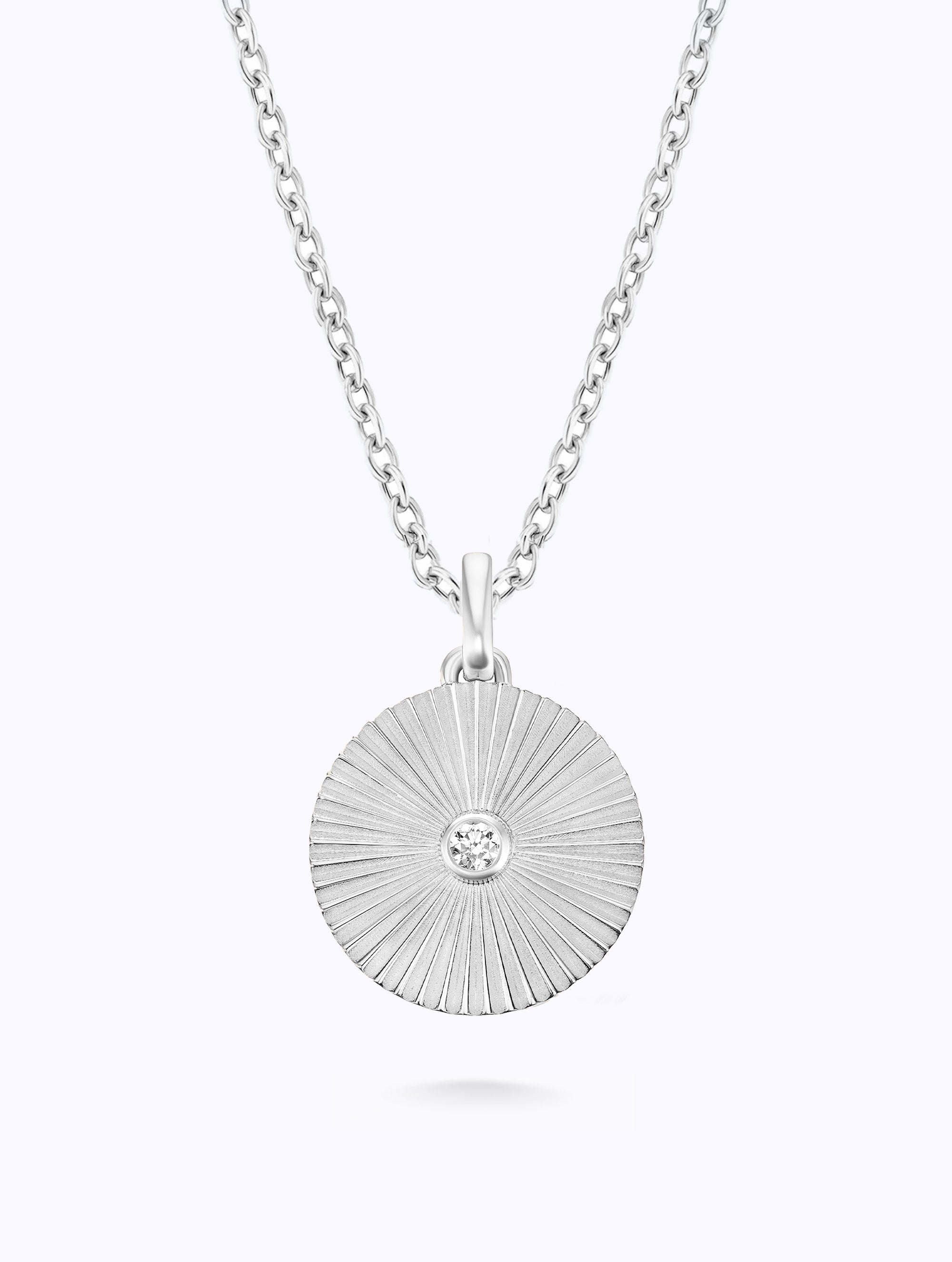 AURORA RAY DIAMOND MEDALLION