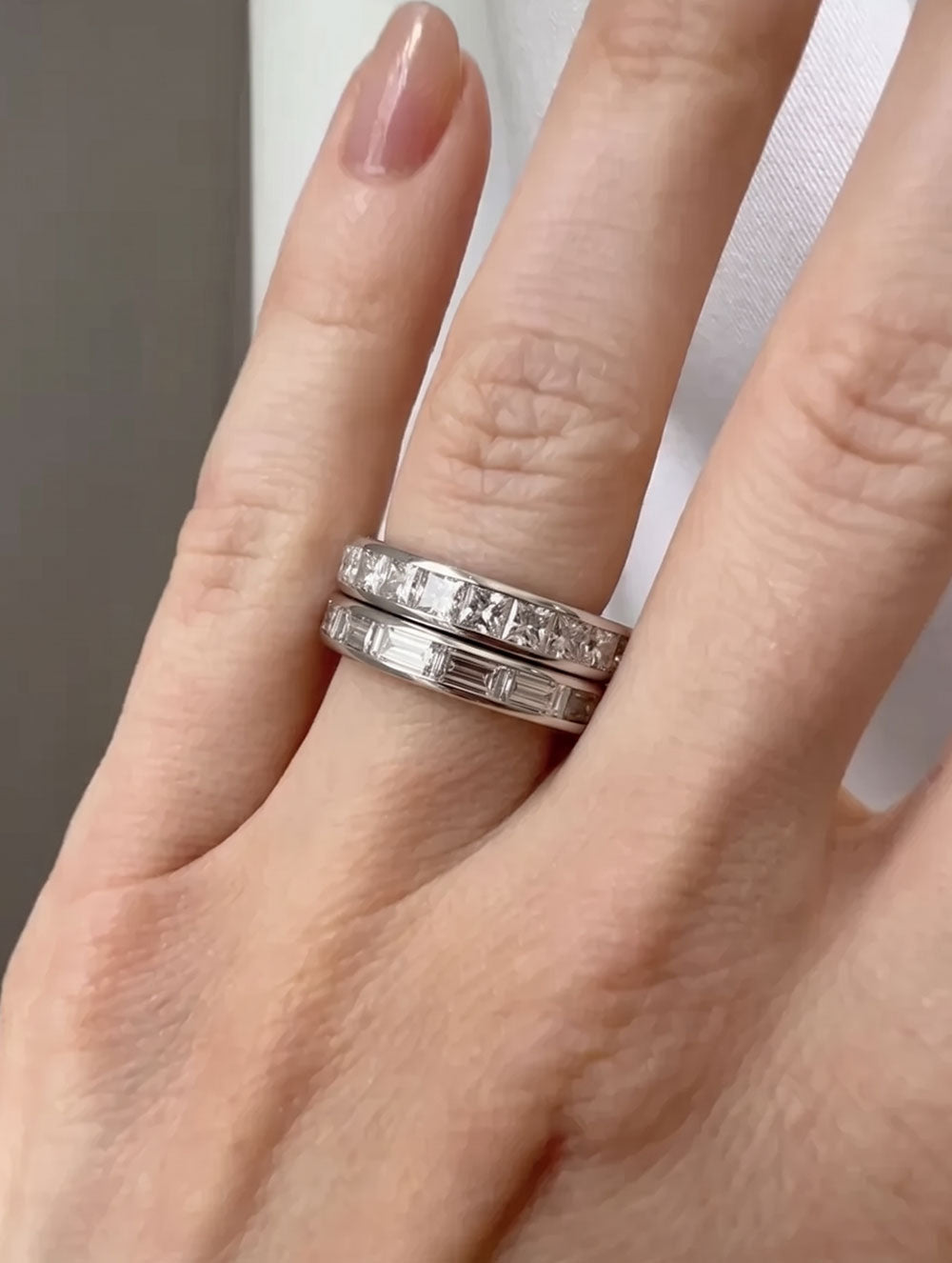REGENT FRENCH CUT DIAMOND ETERNITY RING