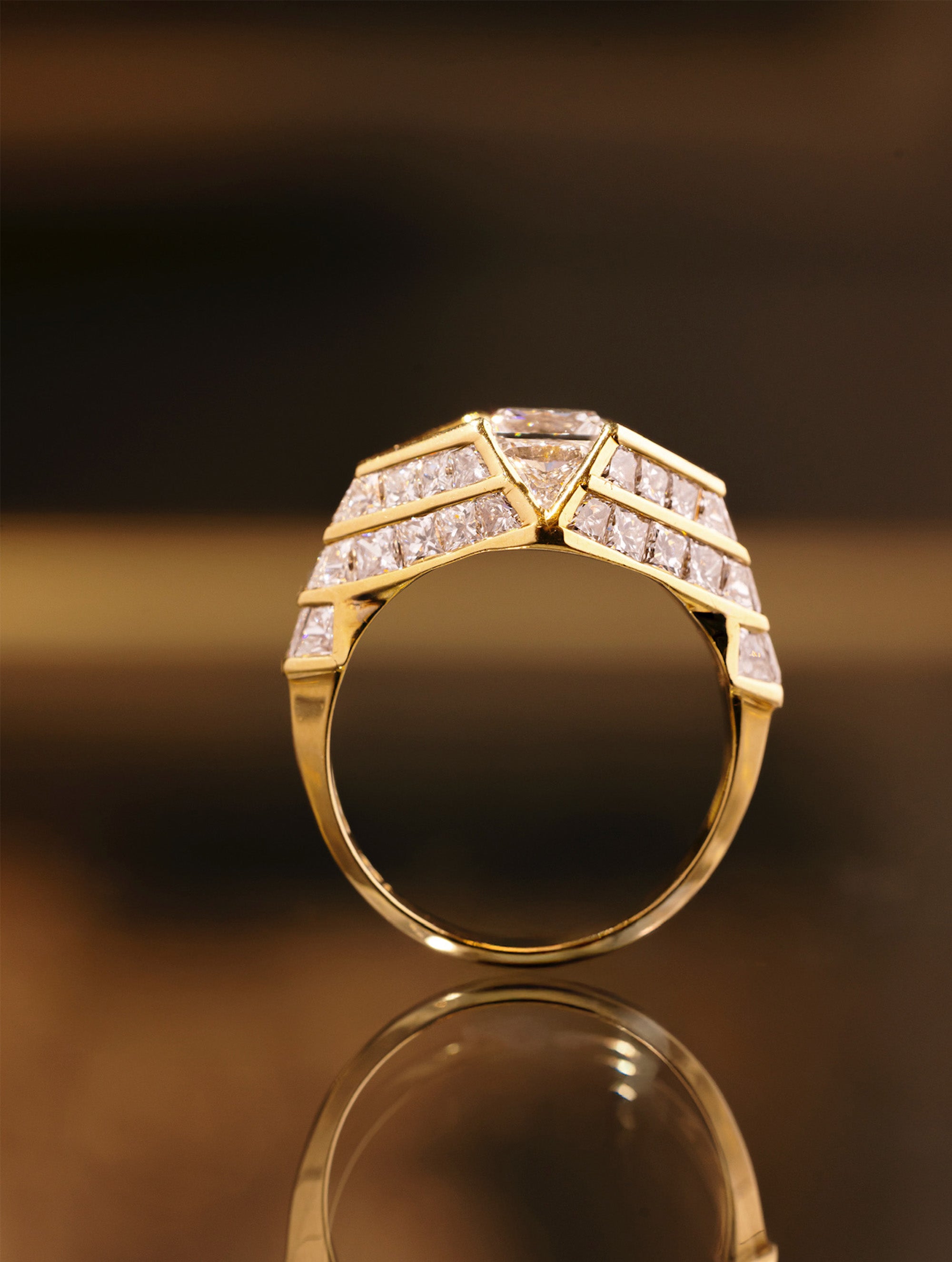 Vintage Quad Diamond Ring