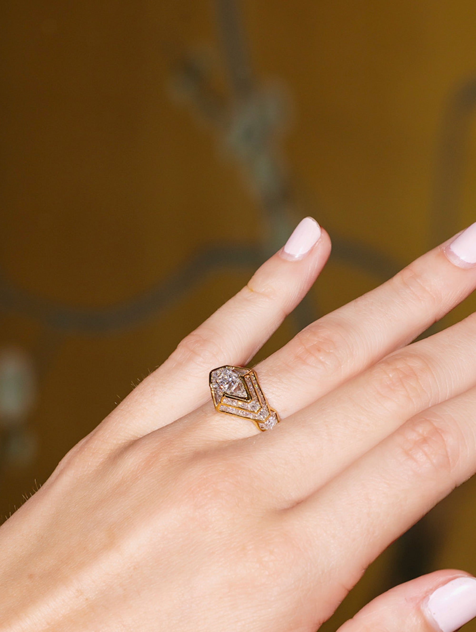 Vintage Quad Diamond Ring