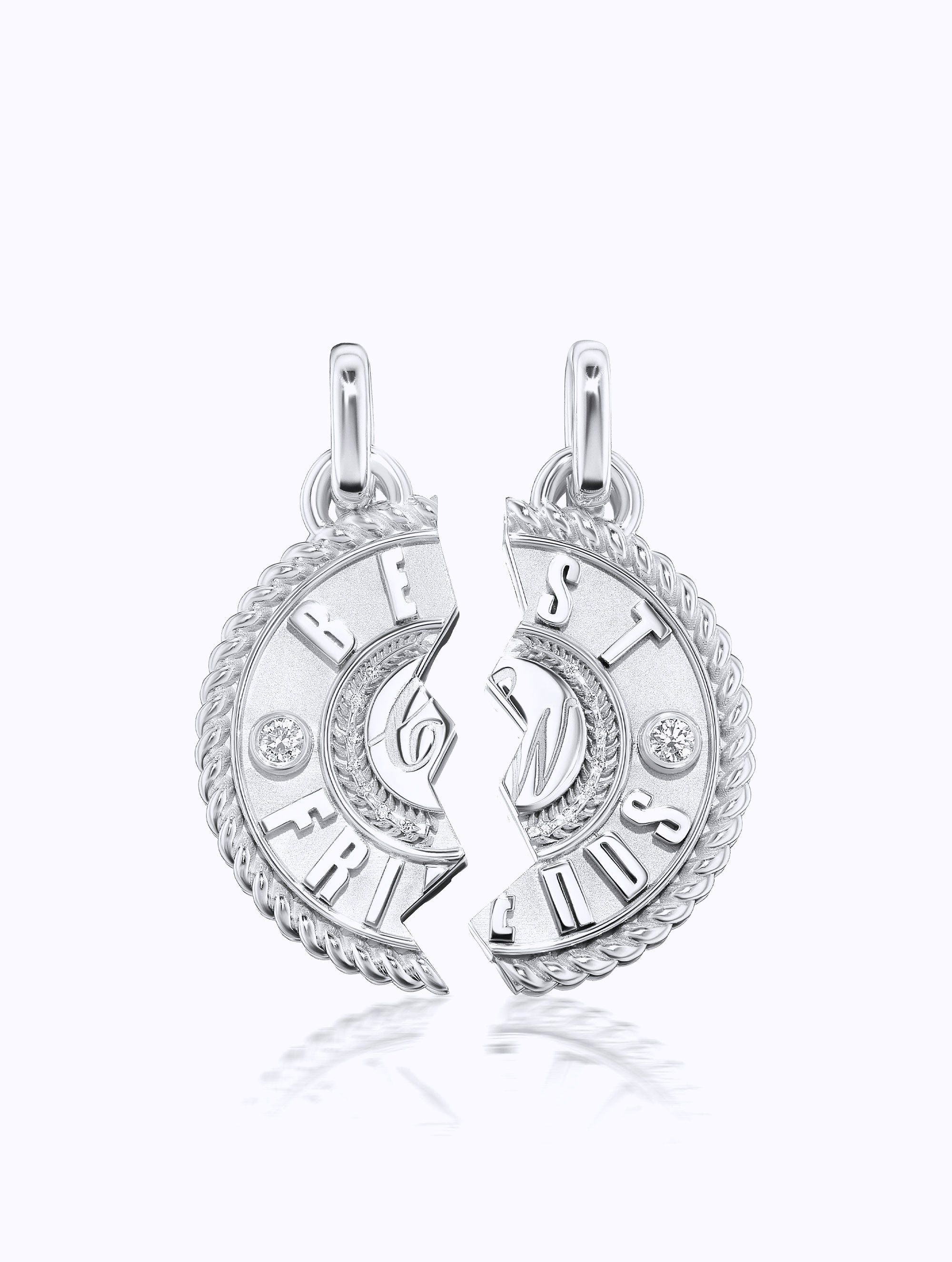 'BEST FRIENDS' DUET MEDALLION SET