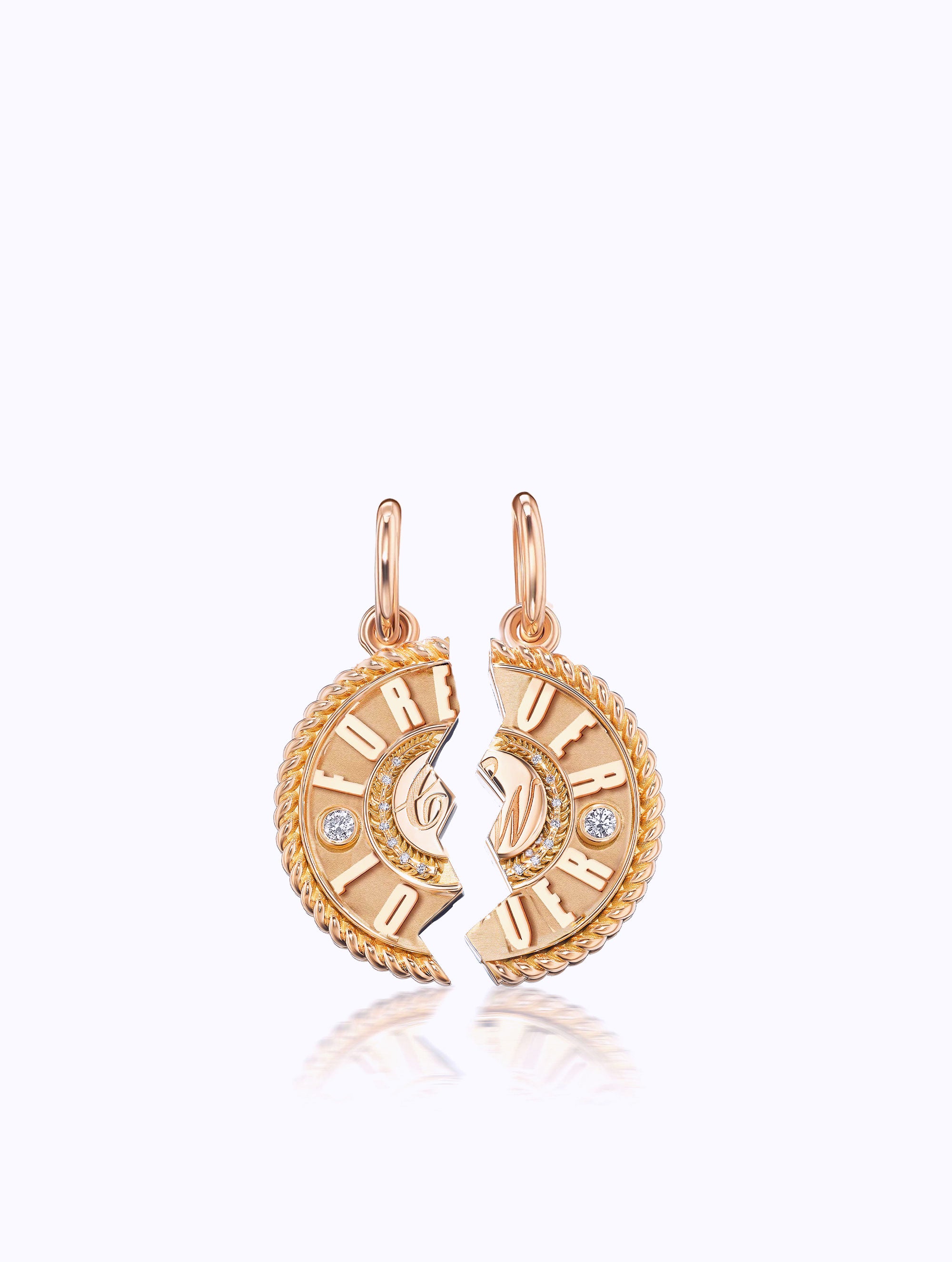 'FOREVER LOVER' DUET MEDALLION SET
